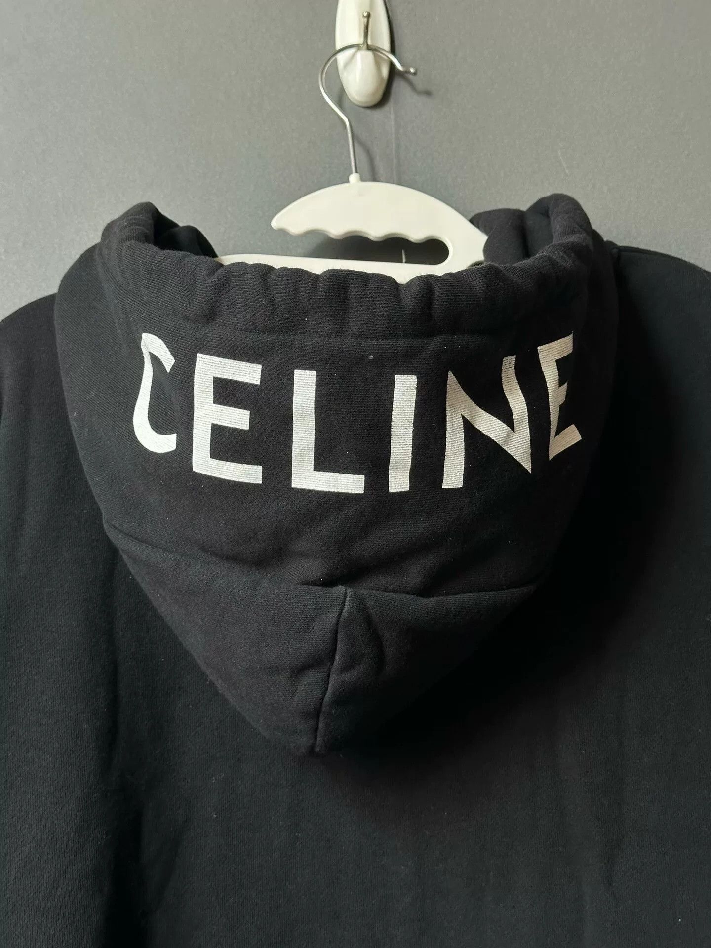 Celine celine logo zip-up hoodie in black Size US XL / EU 56 / 4 - 3 Thumbnail