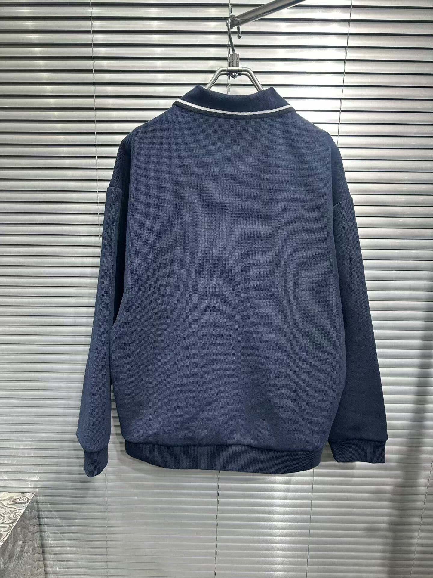 Miu Miu miu miu navy blue embroidered zip jacket Size M / US 6-8 / IT 42-44 - 2 Thumbnail