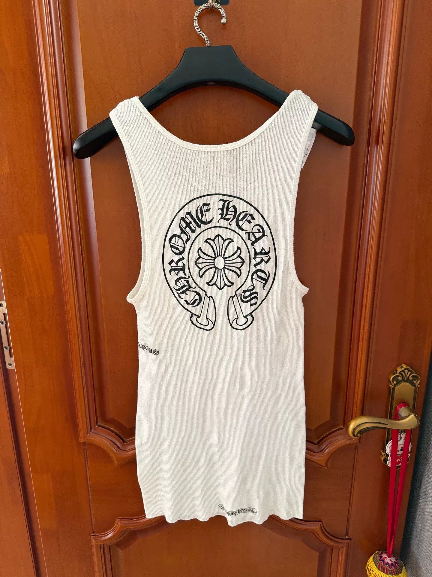 Chrome Hearts chrome hearts white tank top with logo Size L / US 10 / IT 46 - 2 Thumbnail