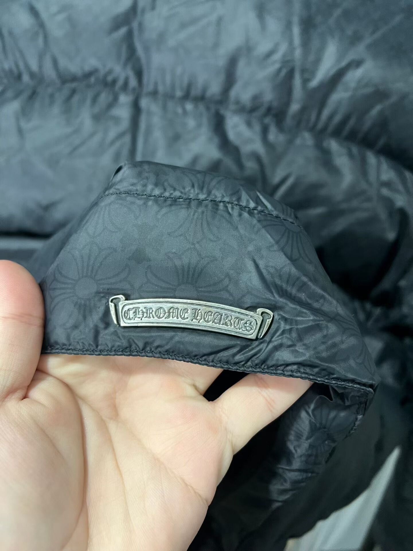 Chrome Hearts chrome hearts black pattern puffer jacket Size US L / EU 52-54 / 3 - 3 Thumbnail