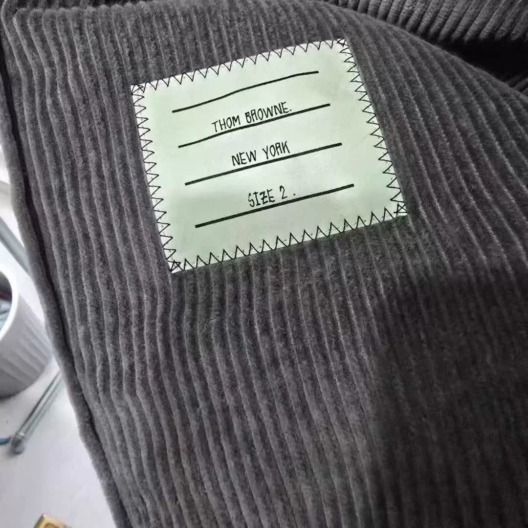 Thom Browne thom browne gray corduroy long sleeve shirt Size US S / EU 44-46 / 1 - 6 Thumbnail