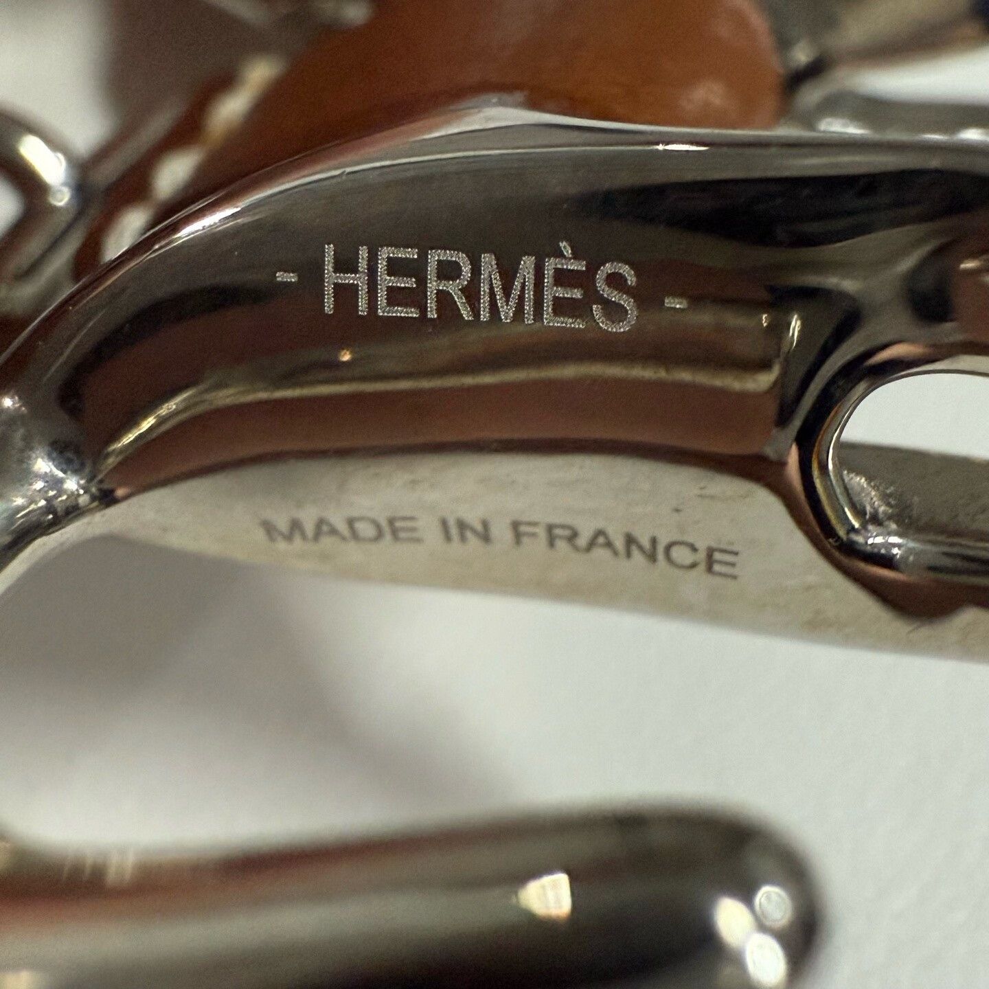 Hermes hermes small horse necklace in brown leather Size ONE SIZE - 5 Thumbnail