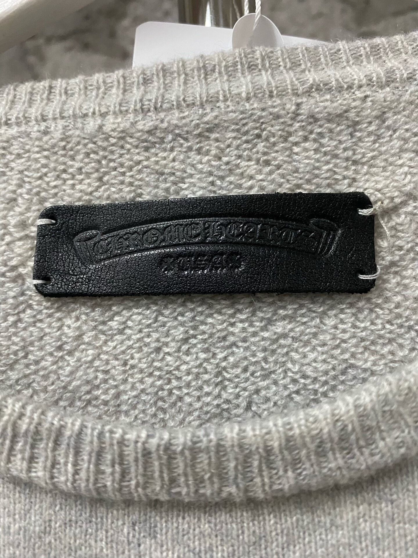 Chrome Hearts chrome hearts gray cashmere embroidered sweater Size US M / EU 48-50 / 2 - 6 Thumbnail