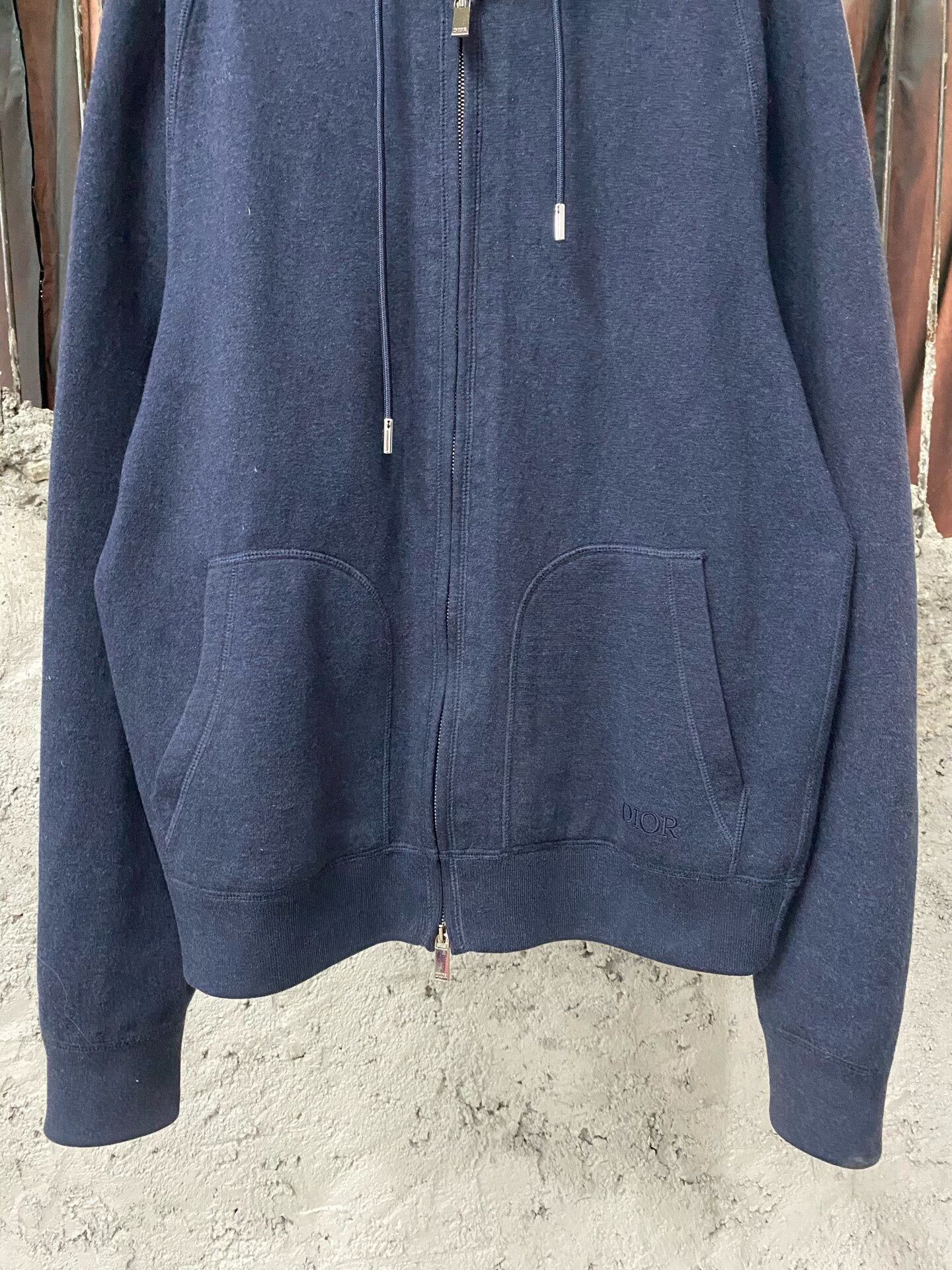 Dior dior floral zip-up jacket in navy Size US M / EU 48-50 / 2 - 4 Thumbnail