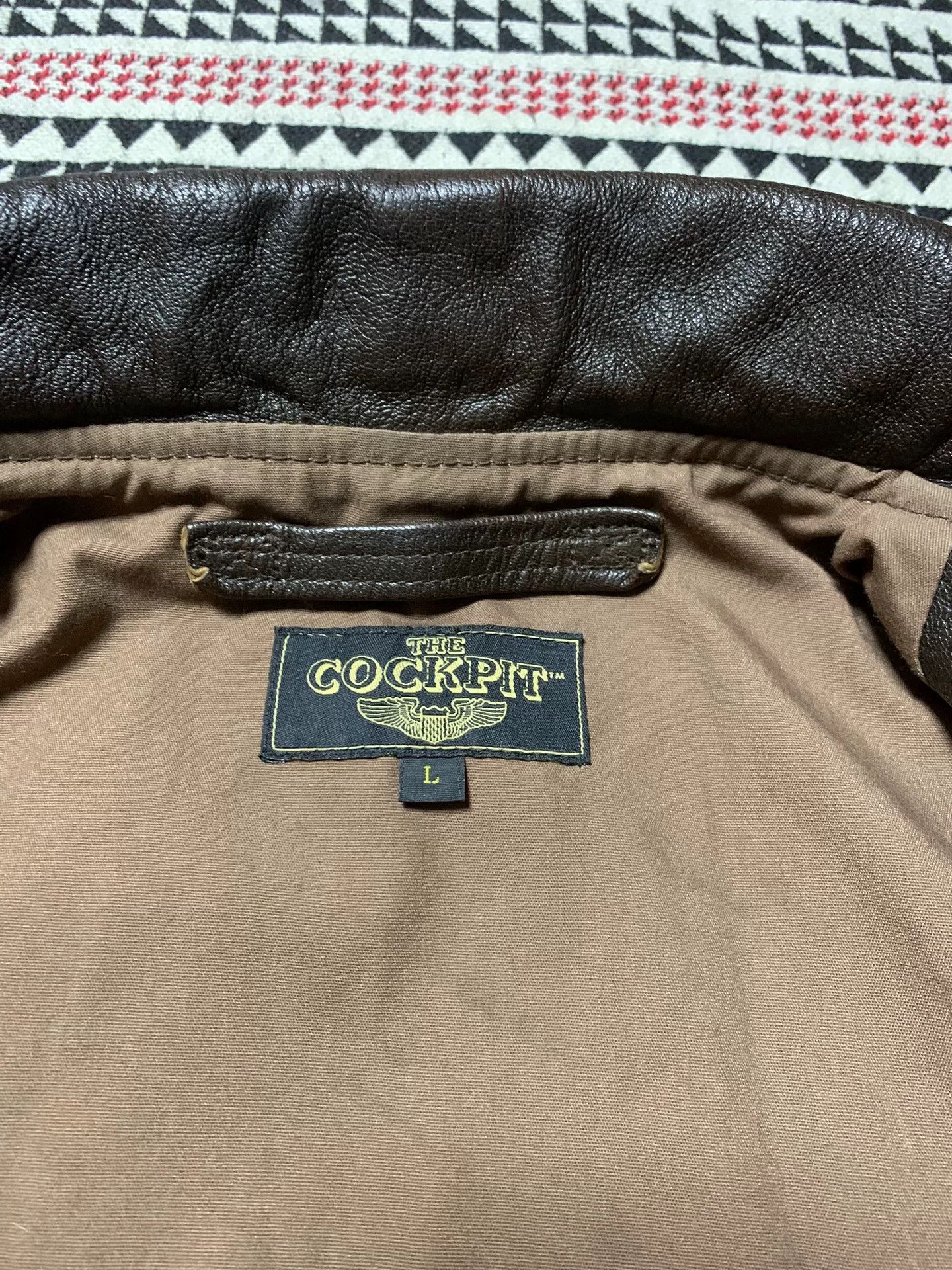 Cockpit USA vintage black goat leather jacket by cockpit Size US L / EU 52-54 / 3 - 4 Thumbnail