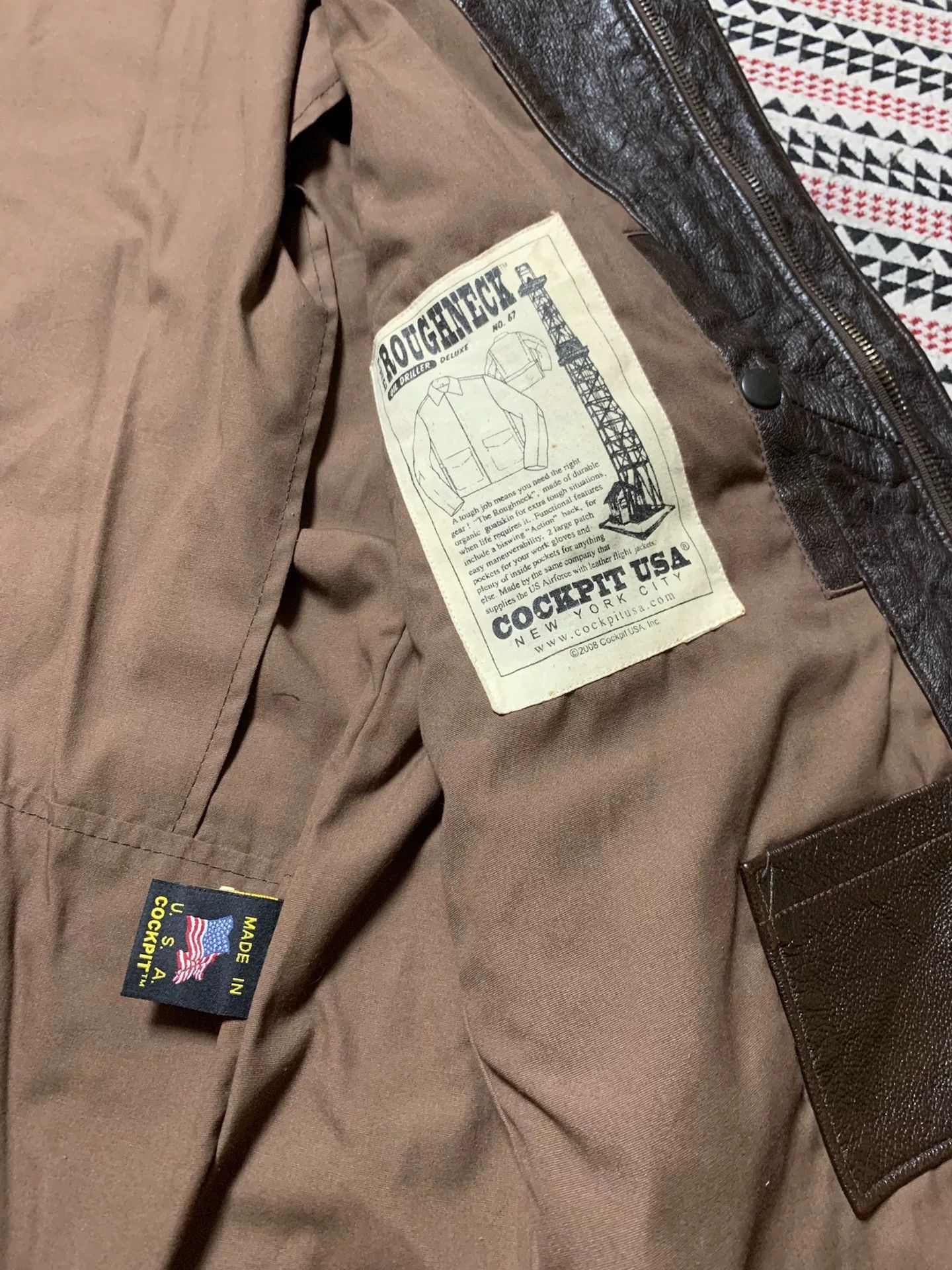 Cockpit USA vintage black goat leather jacket by cockpit Size US L / EU 52-54 / 3 - 6 Thumbnail