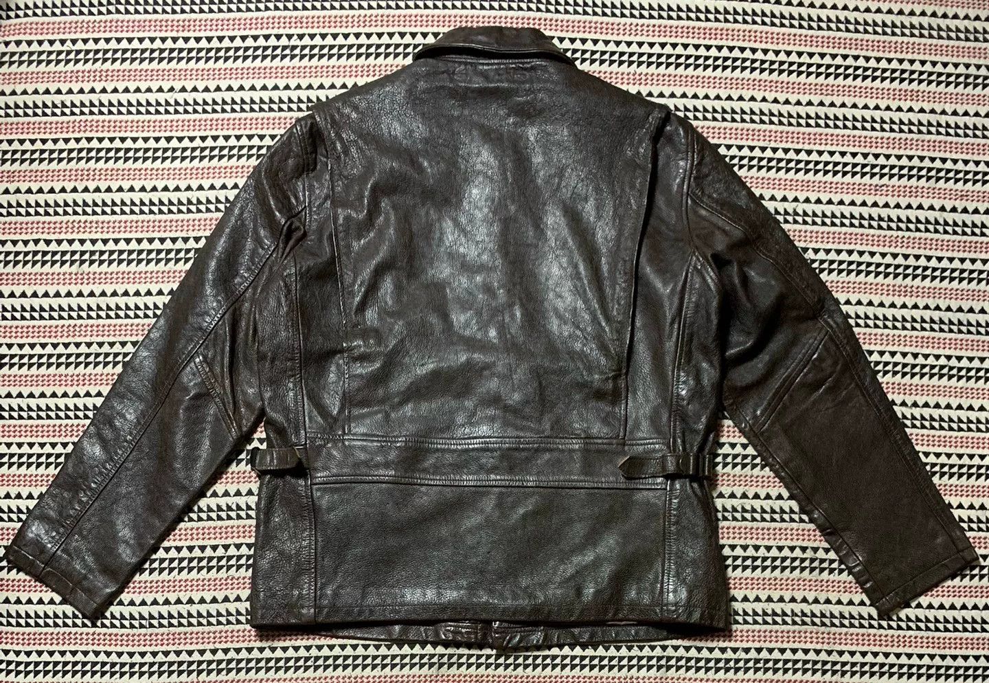 Cockpit USA vintage black goat leather jacket by cockpit Size US L / EU 52-54 / 3 - 2 Thumbnail