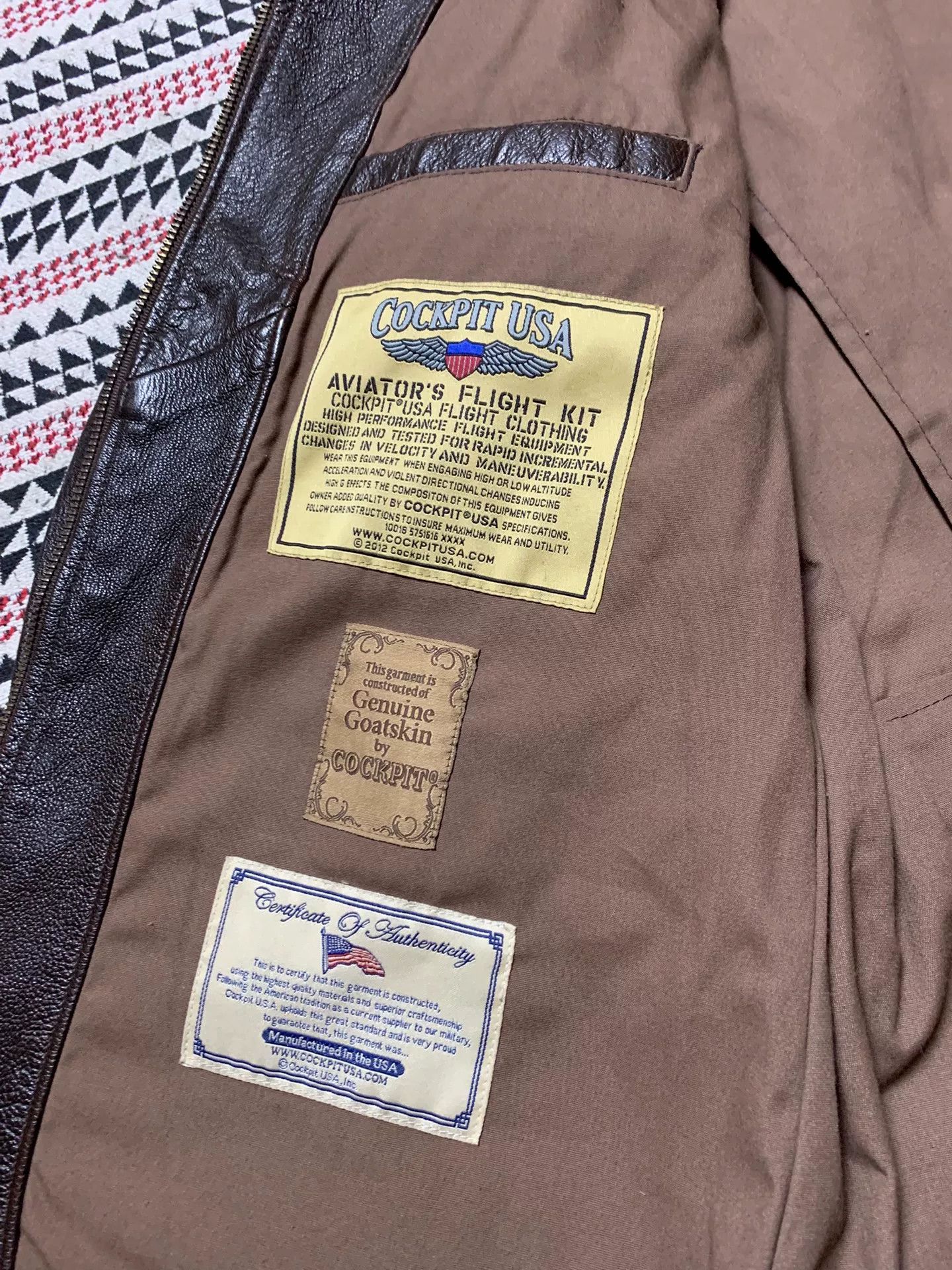 Cockpit USA vintage black goat leather jacket by cockpit Size US L / EU 52-54 / 3 - 5 Thumbnail