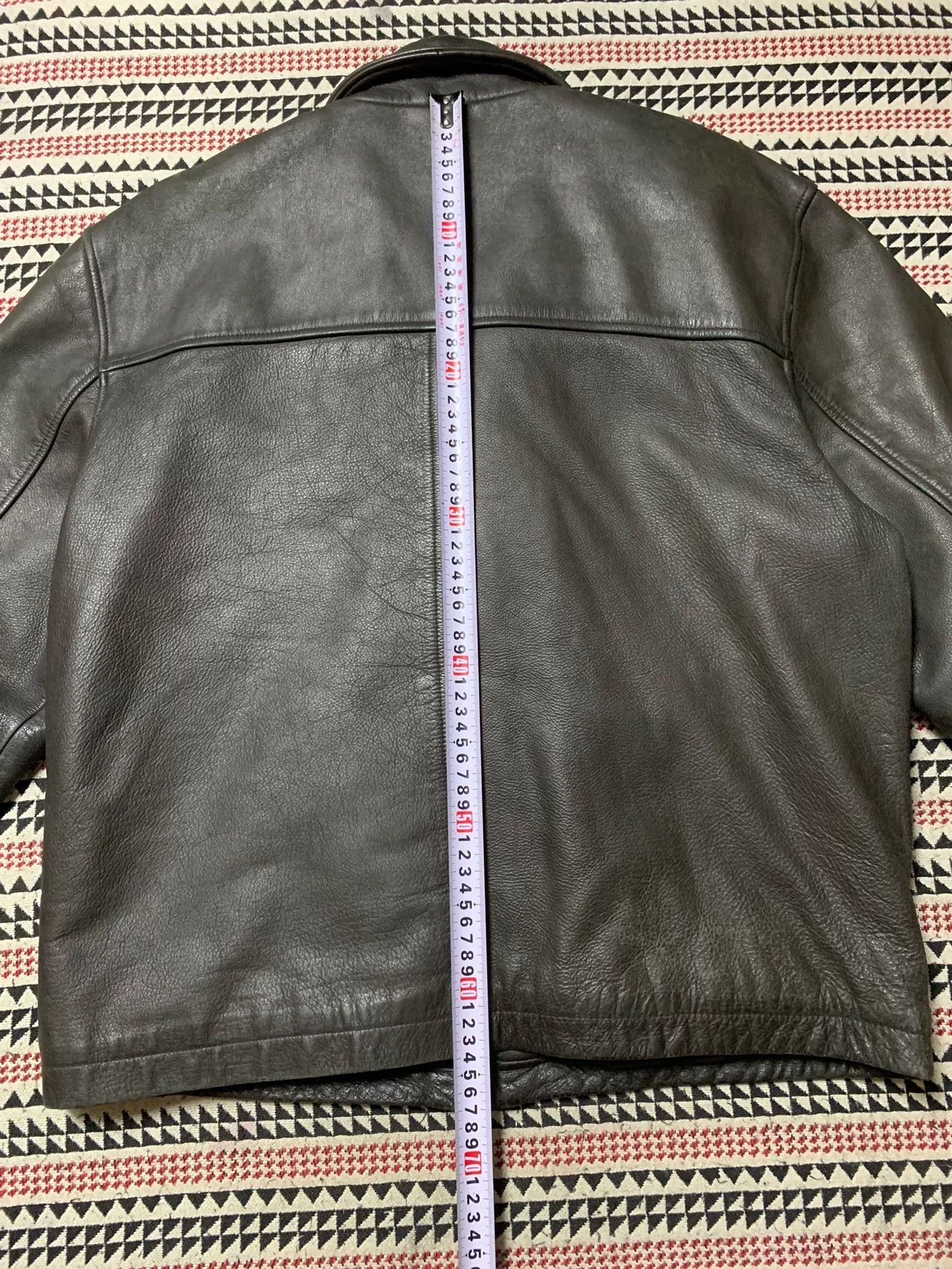 Cockpit USA black leather jacket with quilted lining Size US L / EU 52-54 / 3 - 7 Thumbnail