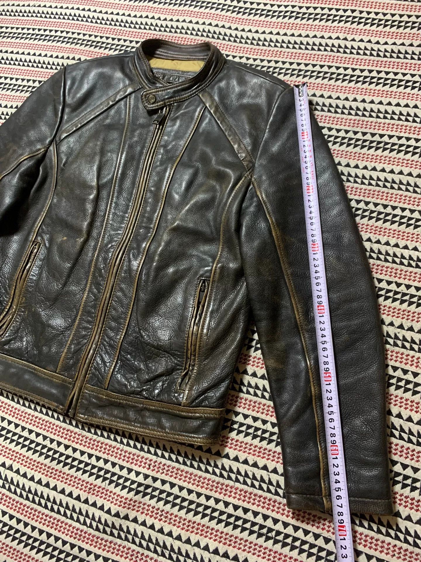 Andrew Marc marc new york leather motorcycle jacket Size US L / EU 52-54 / 3 - 7 Thumbnail