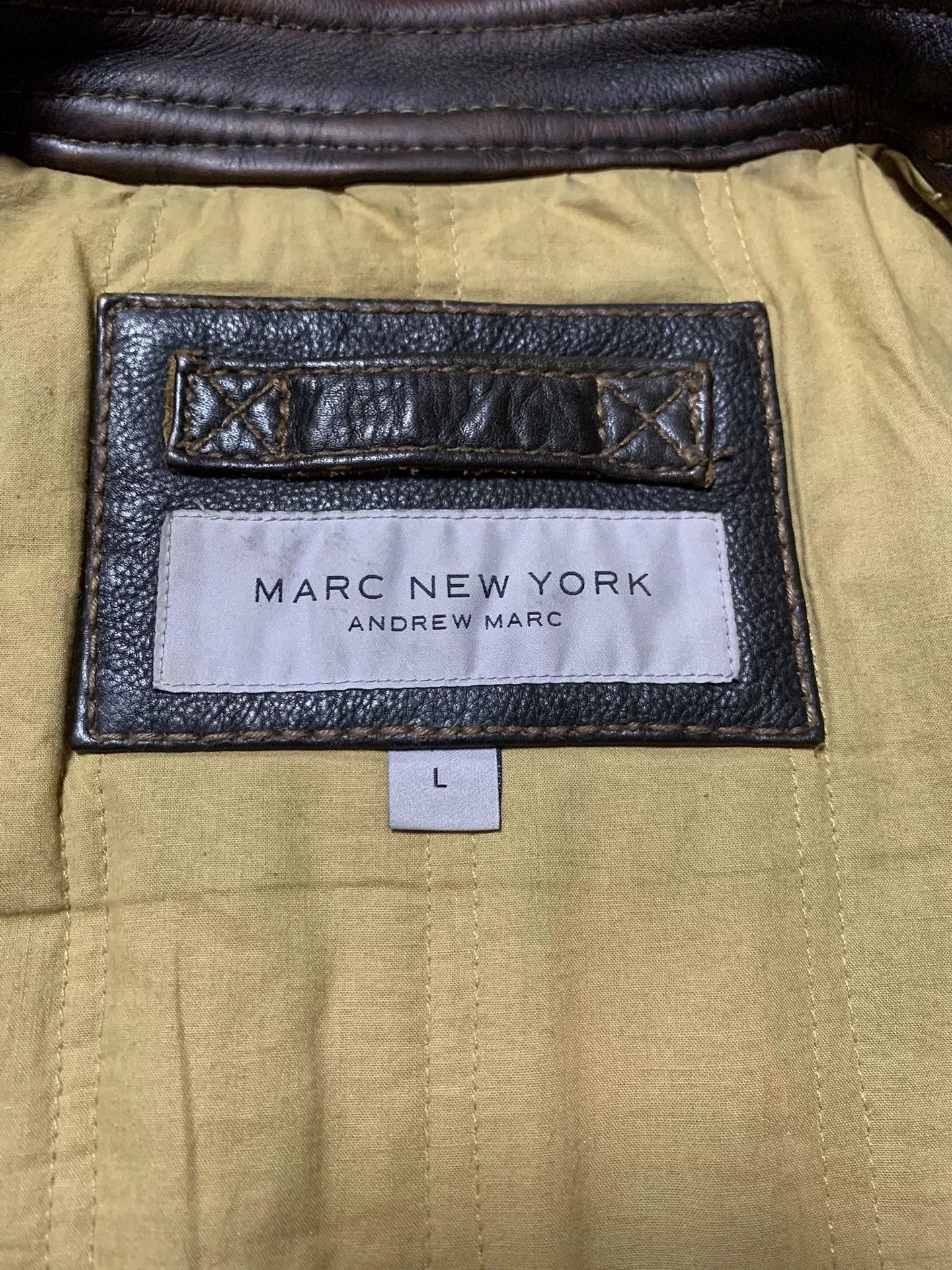 Andrew Marc marc new york leather motorcycle jacket Size US L / EU 52-54 / 3 - 4 Thumbnail