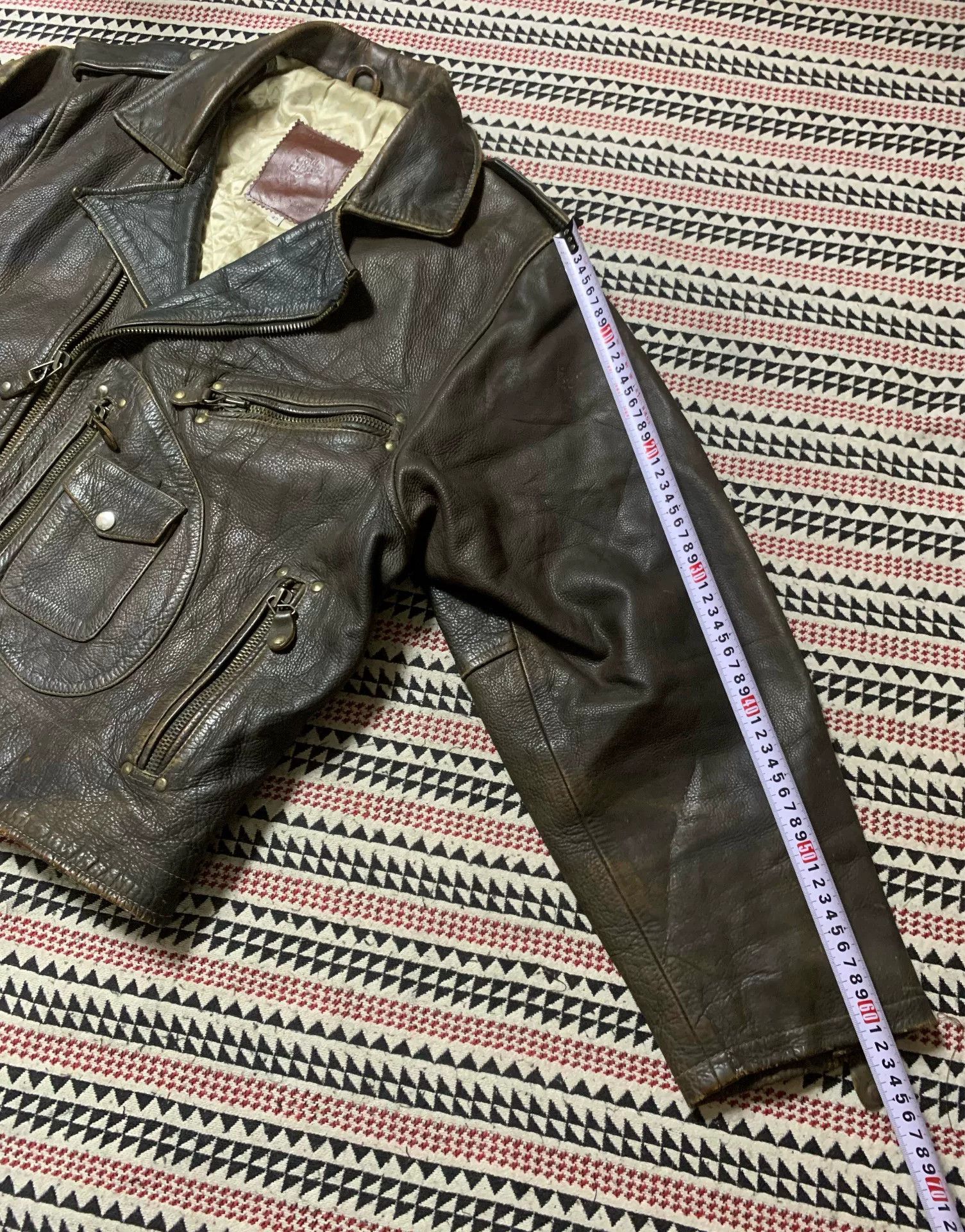 Golden Bear vintage golden bear leather motorcycle jacket Size US L / EU 52-54 / 3 - 7 Thumbnail