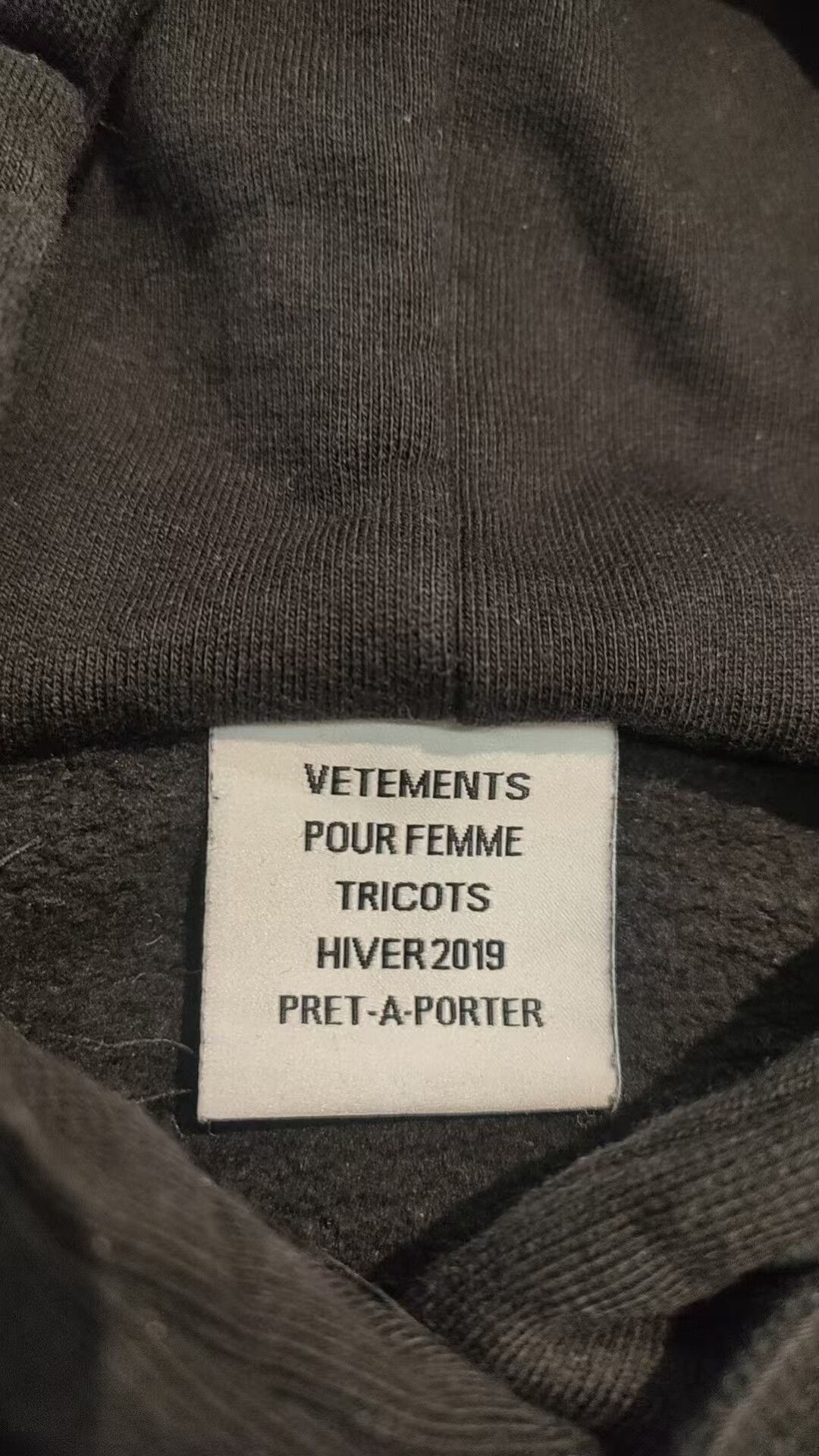 Vetements vetements Saturday hoodie in black Size US S / EU 44-46 / 1 - 9 Thumbnail
