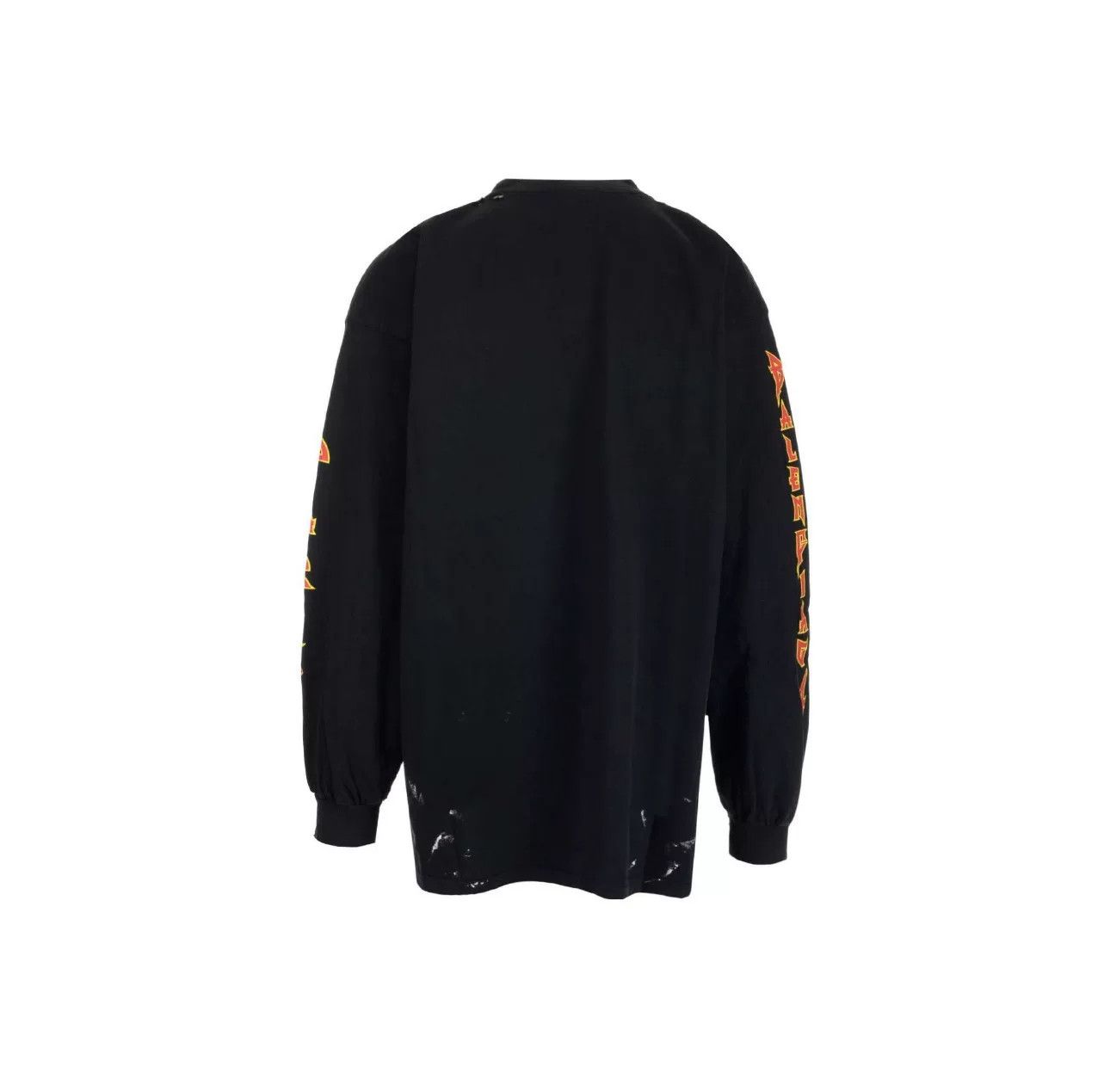 Balenciaga Balenciaga Metallica Graphic Long Sleeve Sweatshirt Size US M / EU 48-50 / 2 - 2 Thumbnail