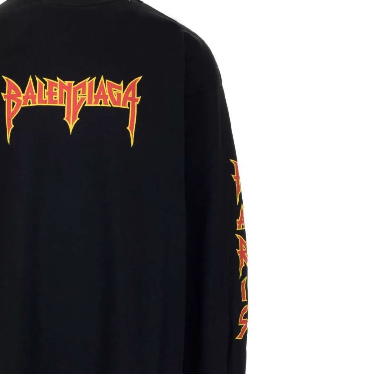 Balenciaga Balenciaga Metallica Graphic Long Sleeve Sweatshirt Size US M / EU 48-50 / 2 - 4 Thumbnail