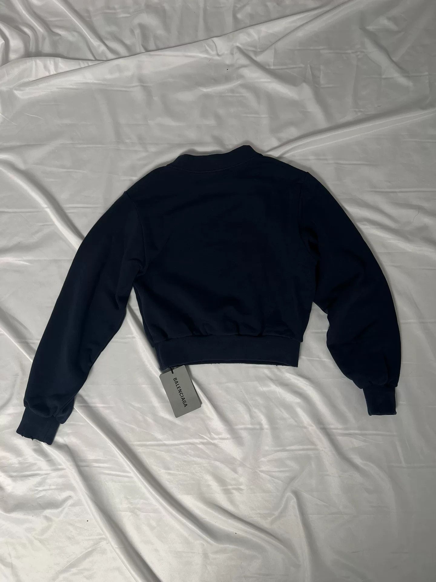 Balenciaga balenciaga be nice cropped sweatshirt Size XXS / US 00 / IT 34 - 2 Thumbnail
