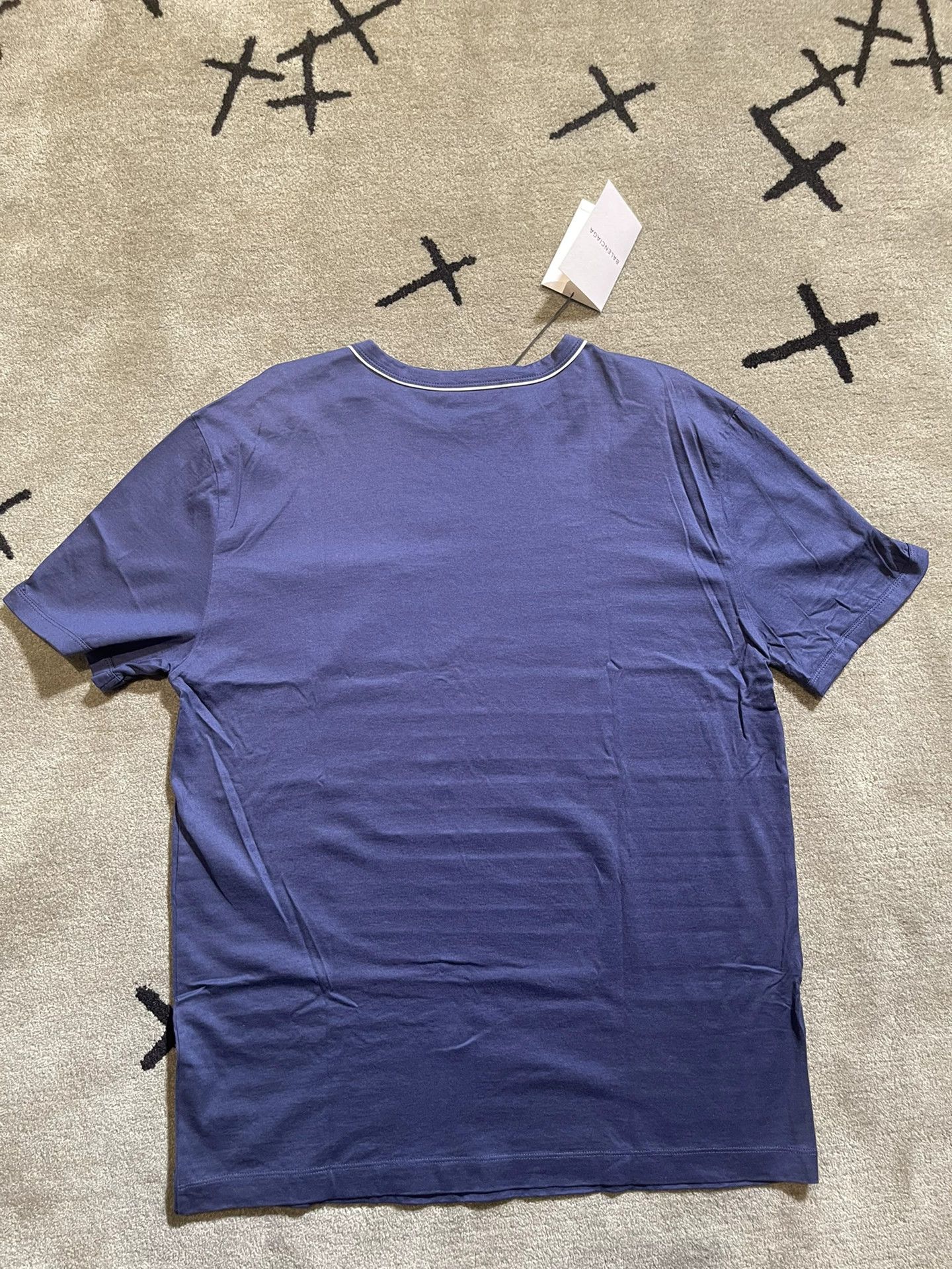 Balenciaga balenciaga short sleeve classic patterned t-shirt Size US S / EU 44-46 / 1 - 3 Thumbnail