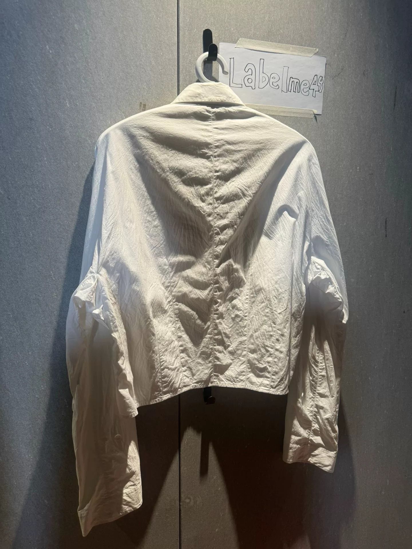 Celine celine white structured shirt with flared sleeves Size M / US 6-8 / IT 42-44 - 6 Thumbnail