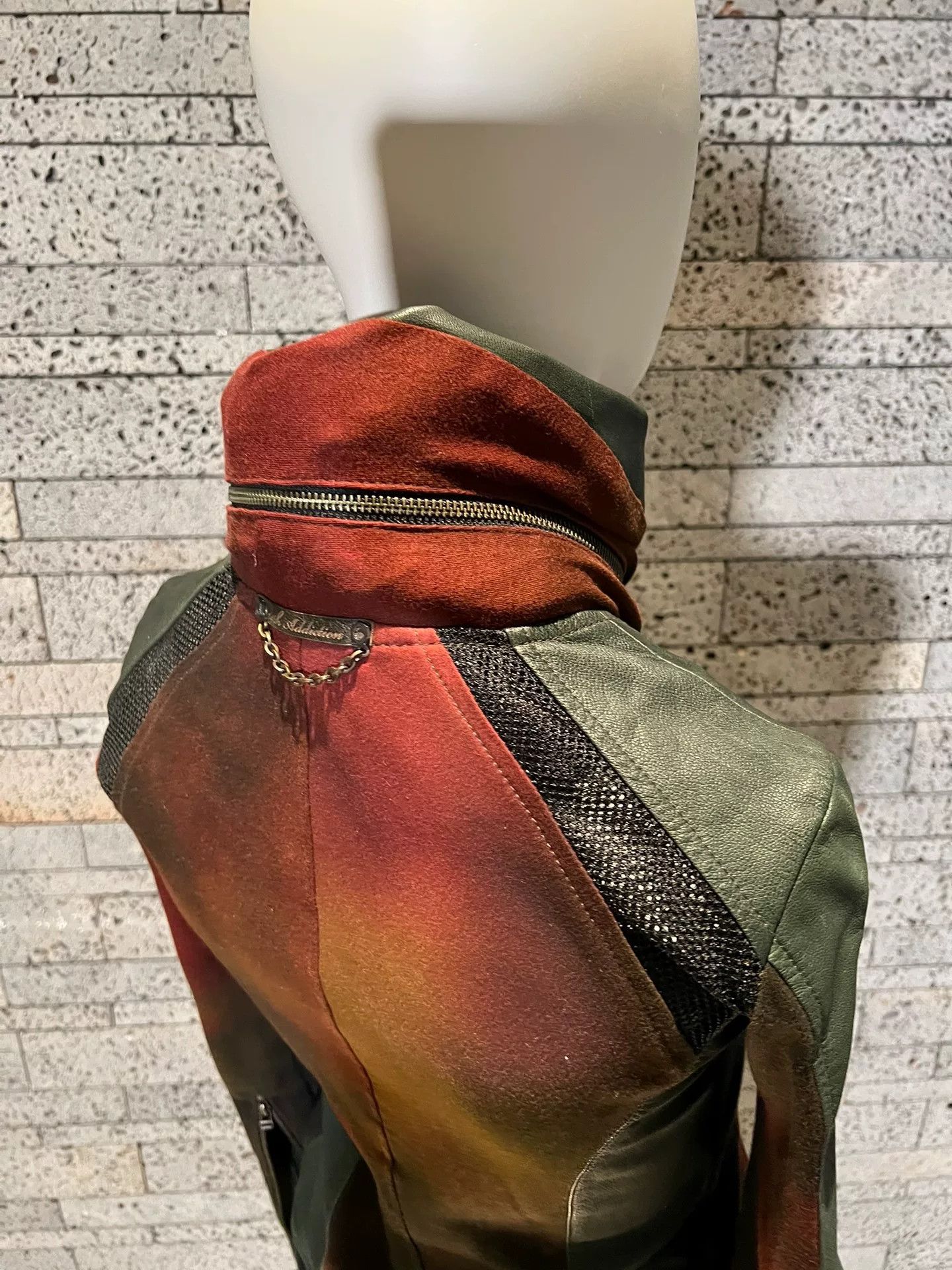 14th Addiction avant-garde leather bomber jacket with hood Size XS / US 0-2 / IT 36-38 - 6 Thumbnail