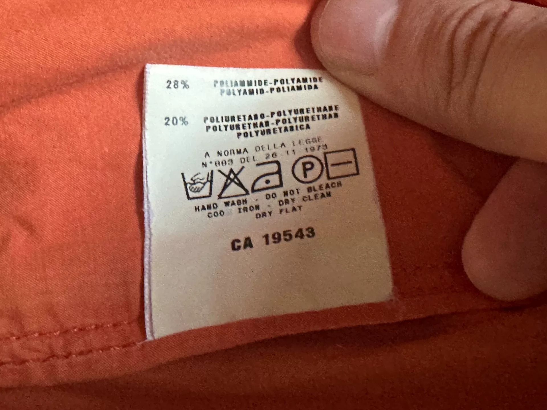 Helmut Lang helmut lang bondage packable jacket orange Size US S / EU 44-46 / 1 - 8 Thumbnail
