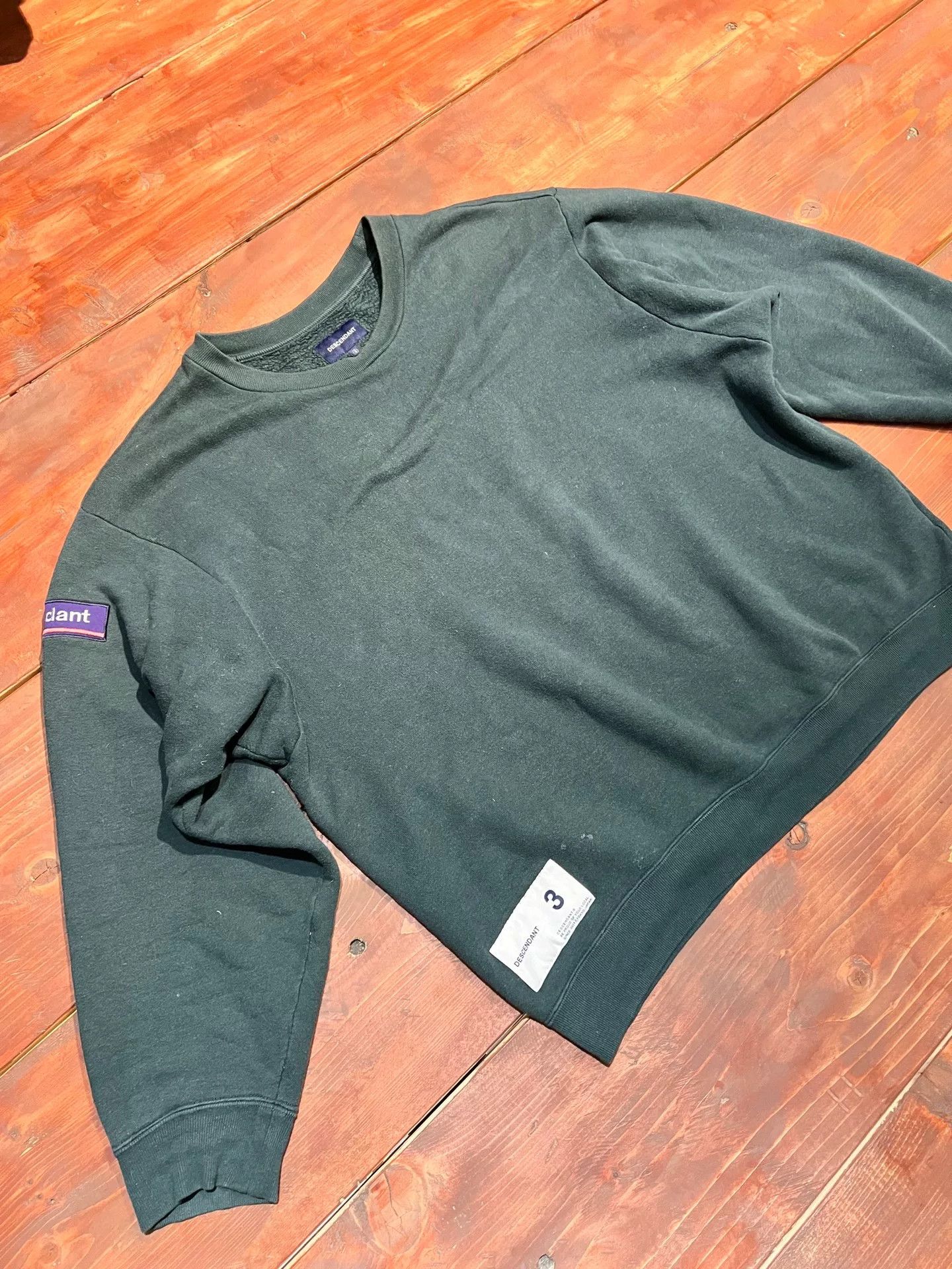 Descendant black DCDT Descendant embroidered sweatshirt Size US M / EU 48-50 / 2 - 6 Thumbnail