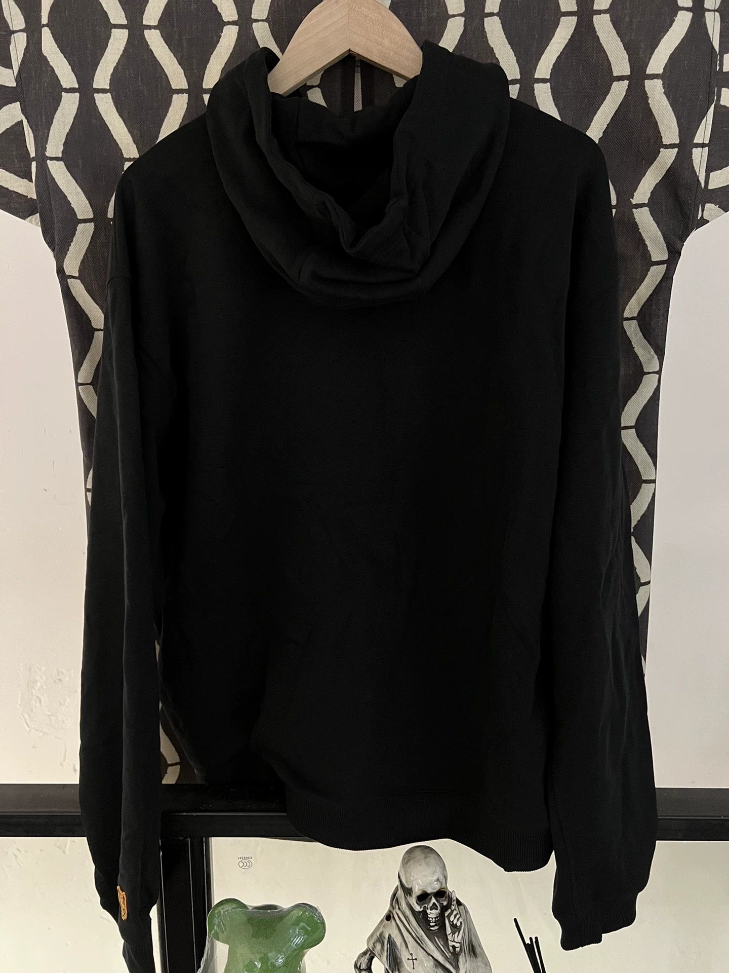 Kenzo kenzo black hoodie with floral design Size US M / EU 48-50 / 2 - 2 Thumbnail