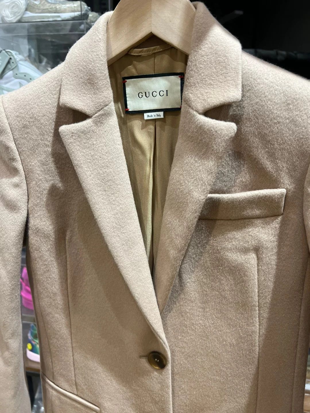 Gucci gucci long beige coat with tags Size S / US 4 / IT 40 - 3 Thumbnail