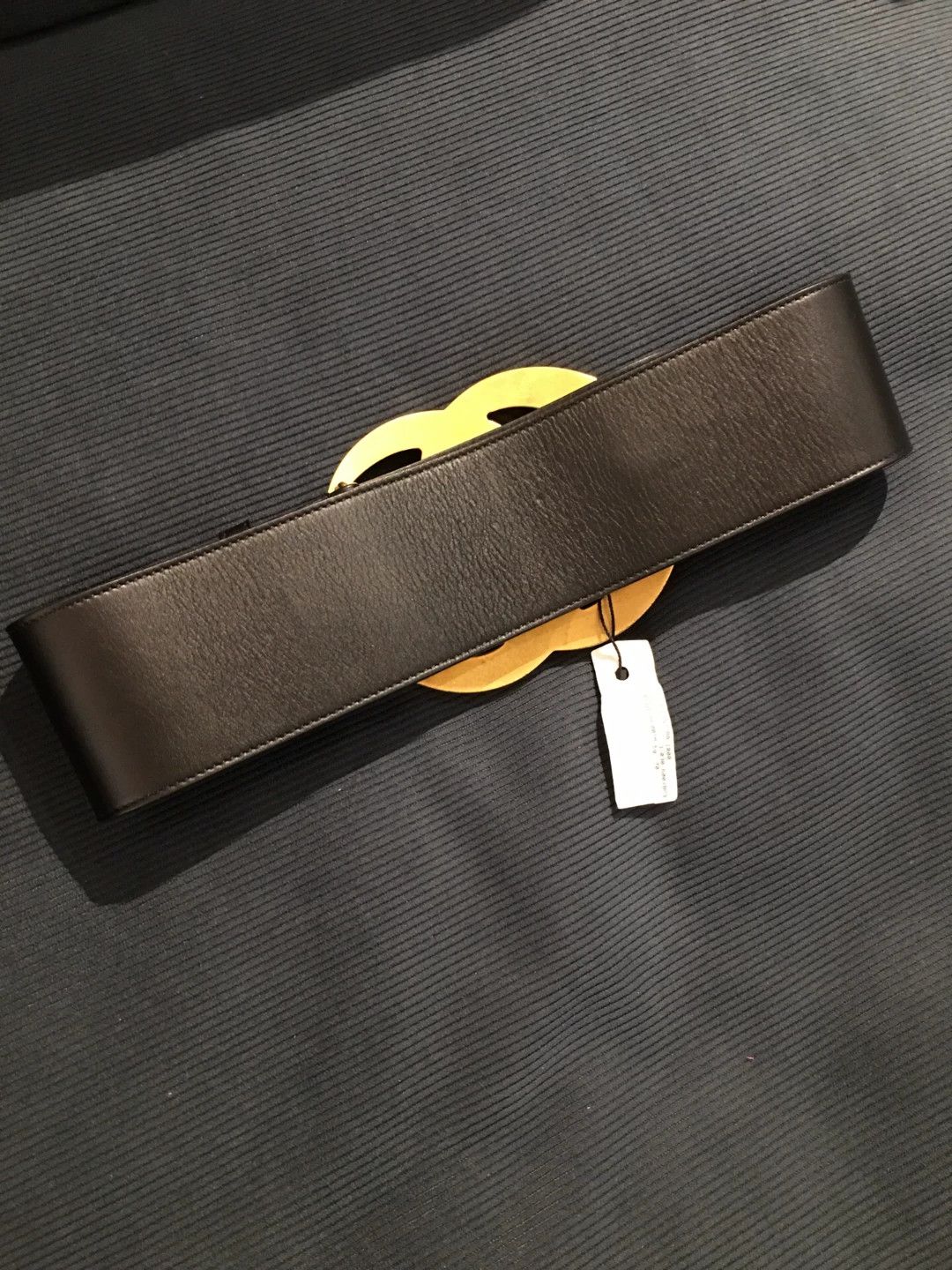 Gucci gucci double g black leather belt Size ONE SIZE - 2 Thumbnail
