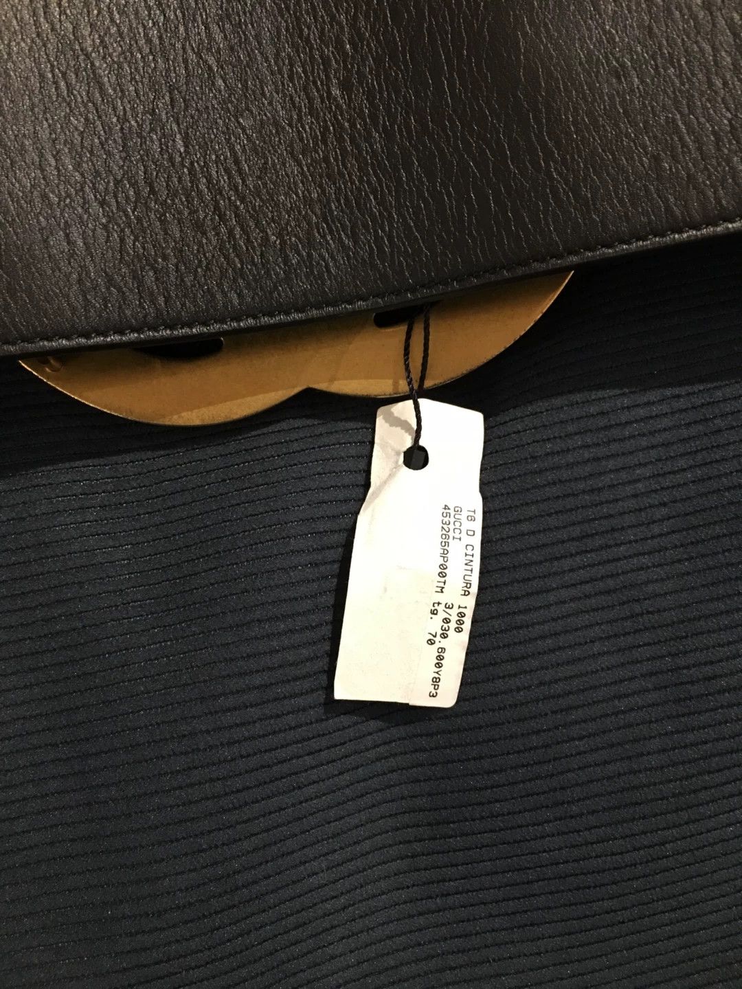 Gucci gucci double g black leather belt Size ONE SIZE - 3 Thumbnail