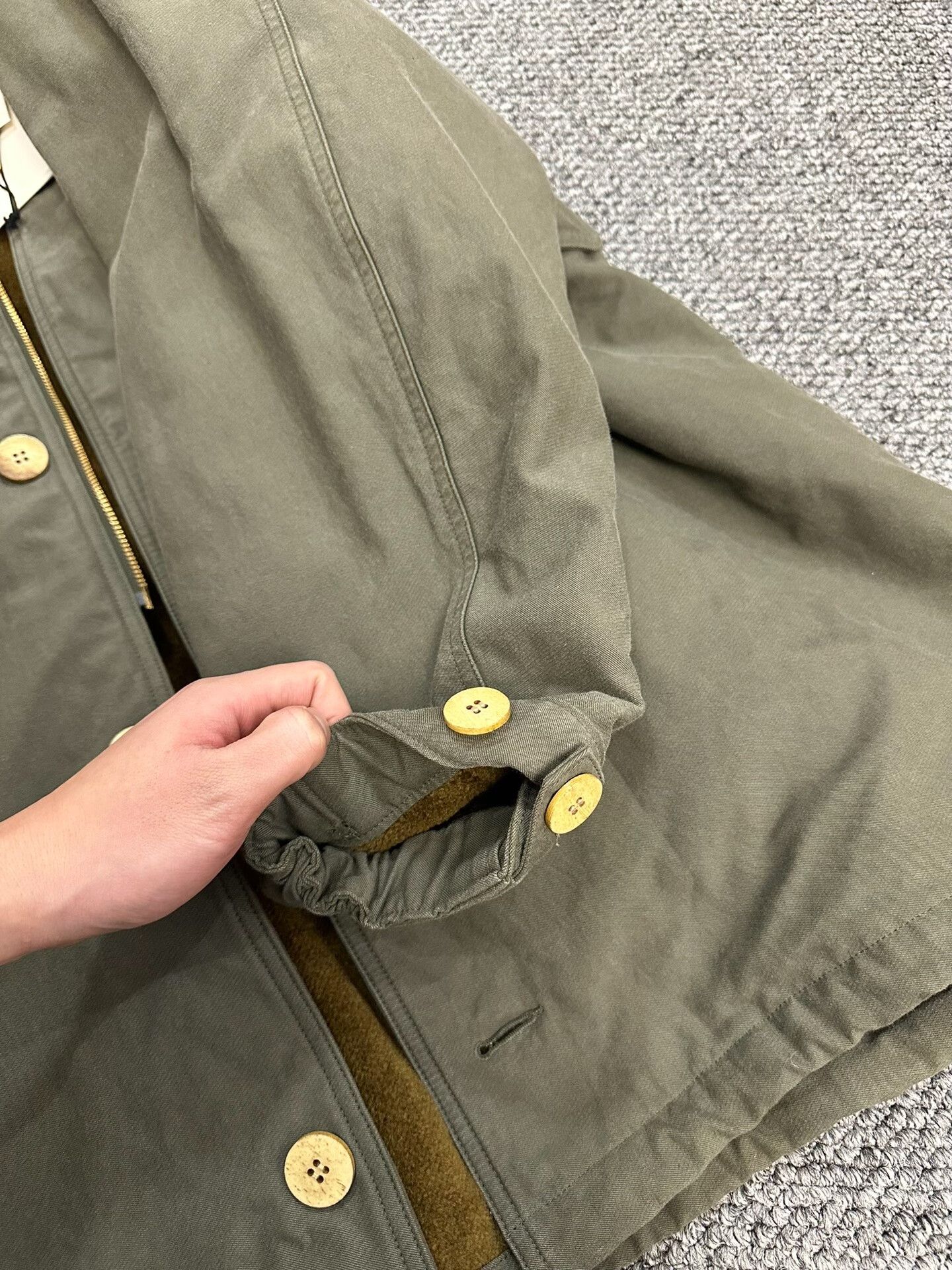 visvim wealdan coat with wool lining