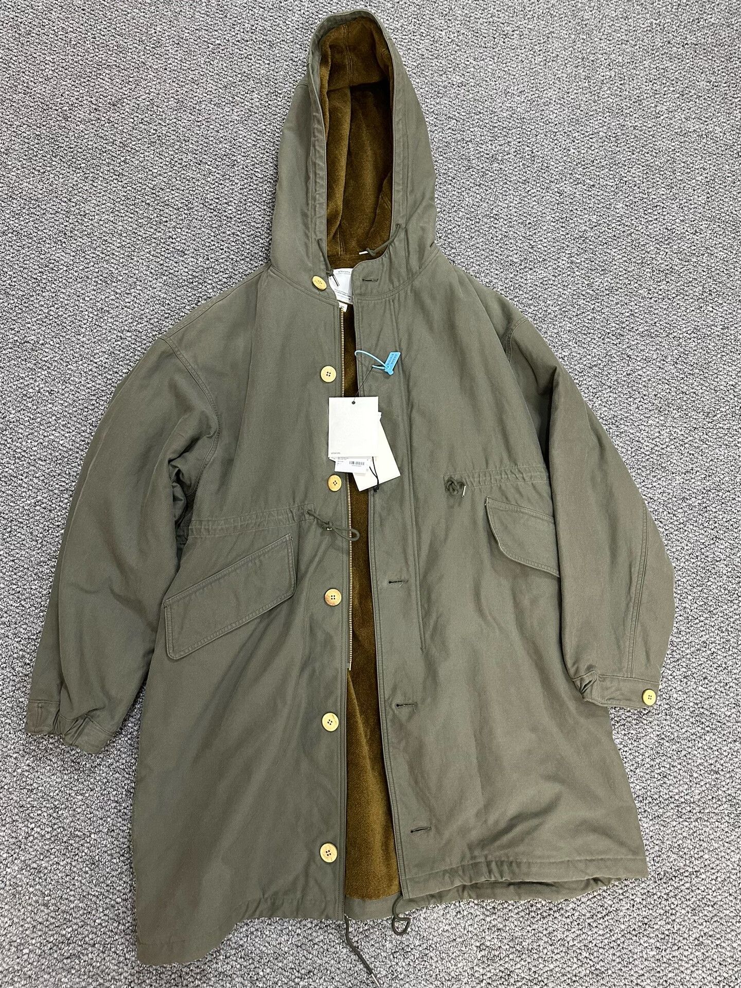 visvim wealdan coat with wool lining