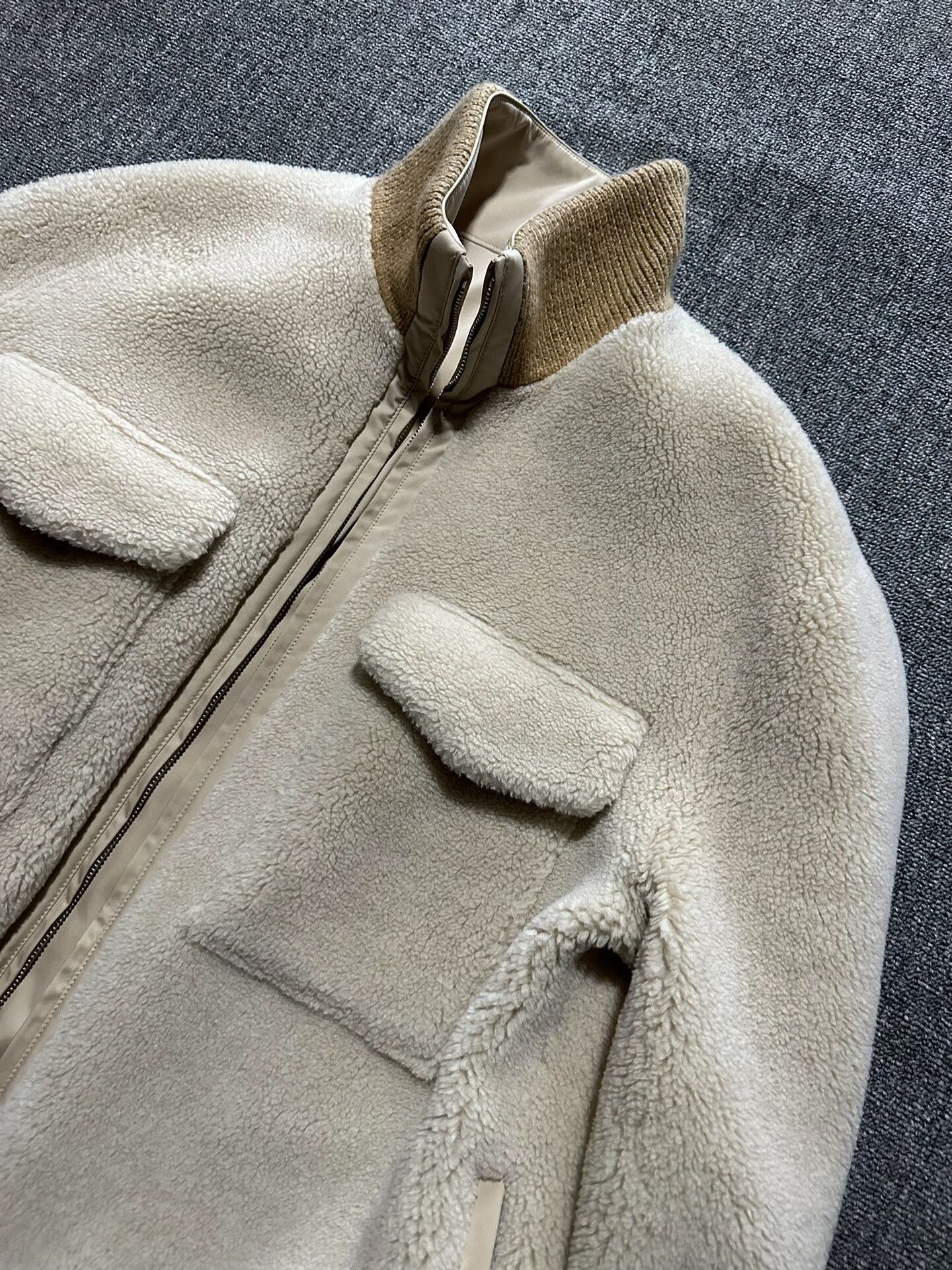 Loro Piana luxurious cashmere-silk oversized jacket Size US L / EU 52-54 / 3 - 2 Thumbnail