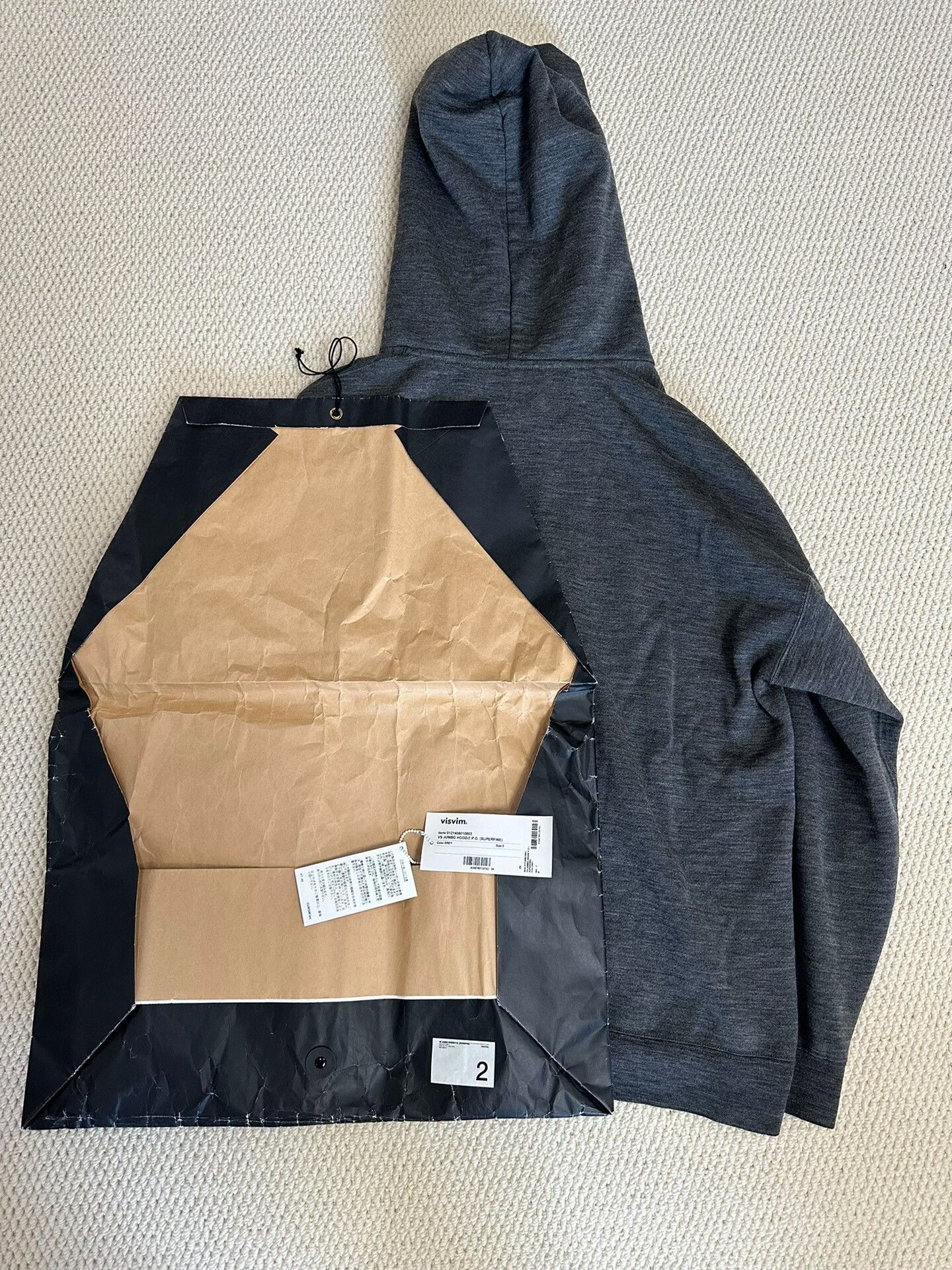 Visvim visvim gray athletic wool hoodie size 2 Size US M / EU 48-50 / 2 - 6 Thumbnail