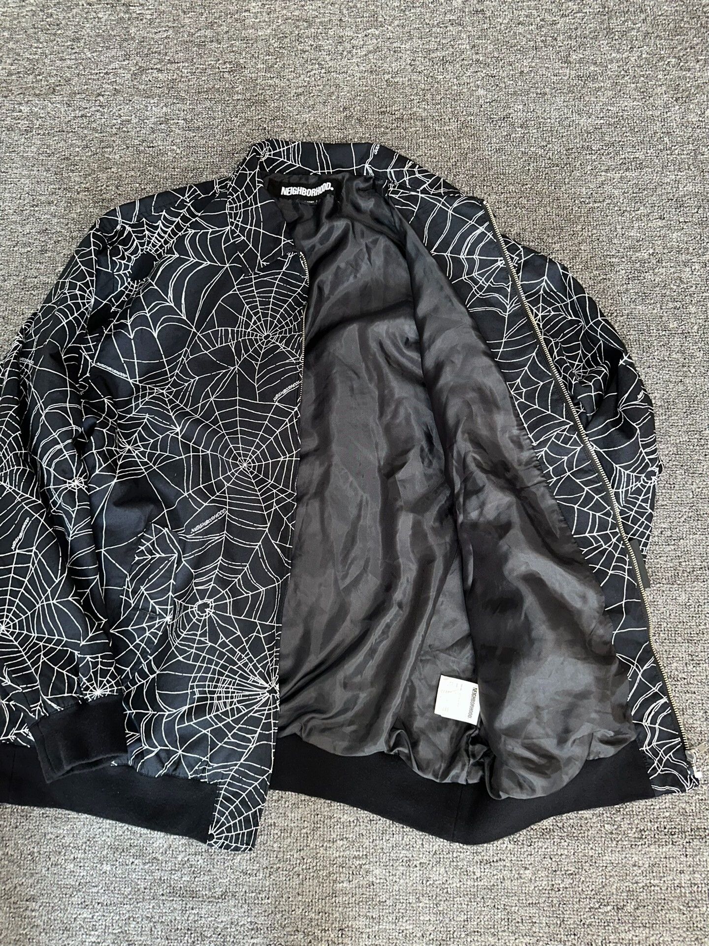 Neighborhood neighborhood spider web jacket in black Size US XL / EU 56 / 4 - 3 Thumbnail