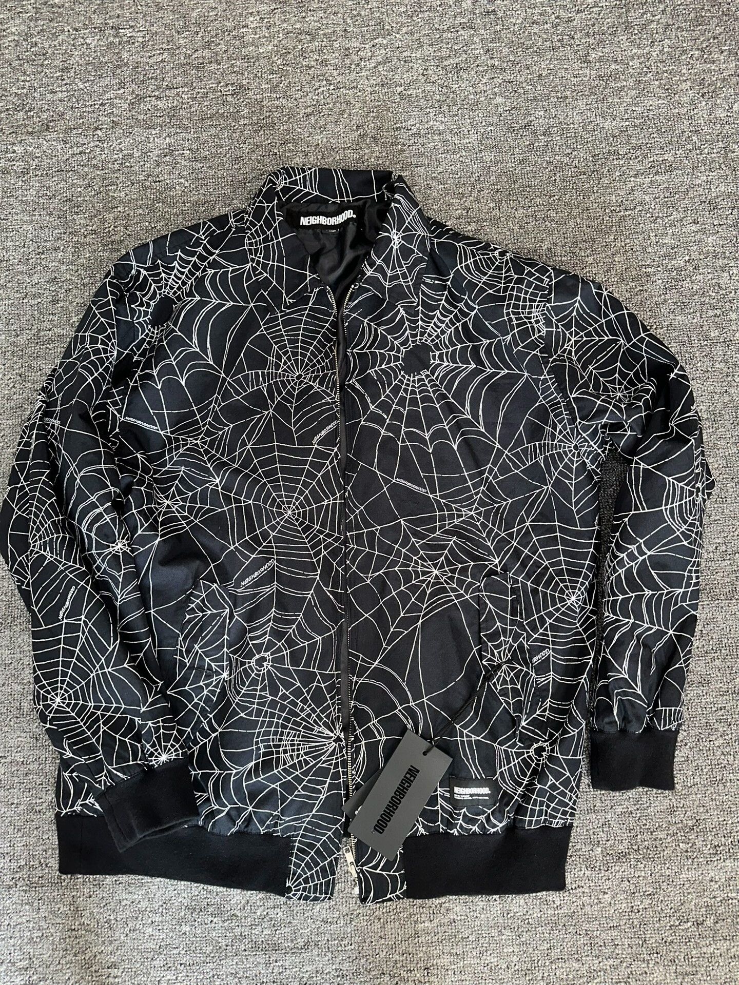 Neighborhood neighborhood spider web jacket in black Size US XL / EU 56 / 4 - 2 Thumbnail