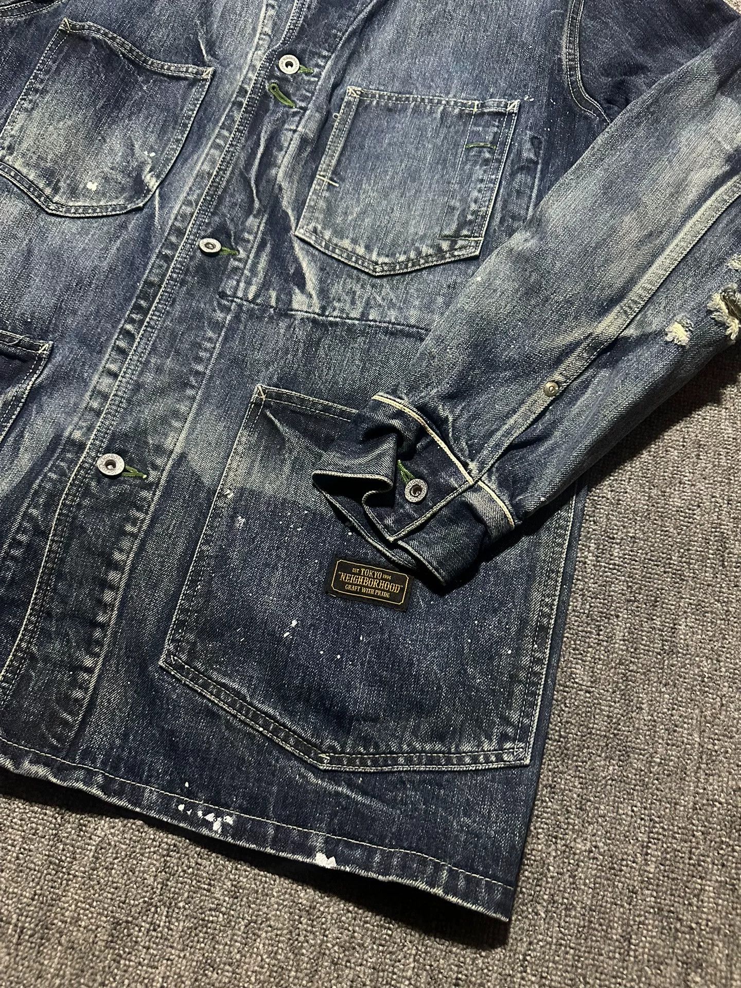 Neighborhood neighborhood denim jacket in xl size Size US XL / EU 56 / 4 - 3 Thumbnail
