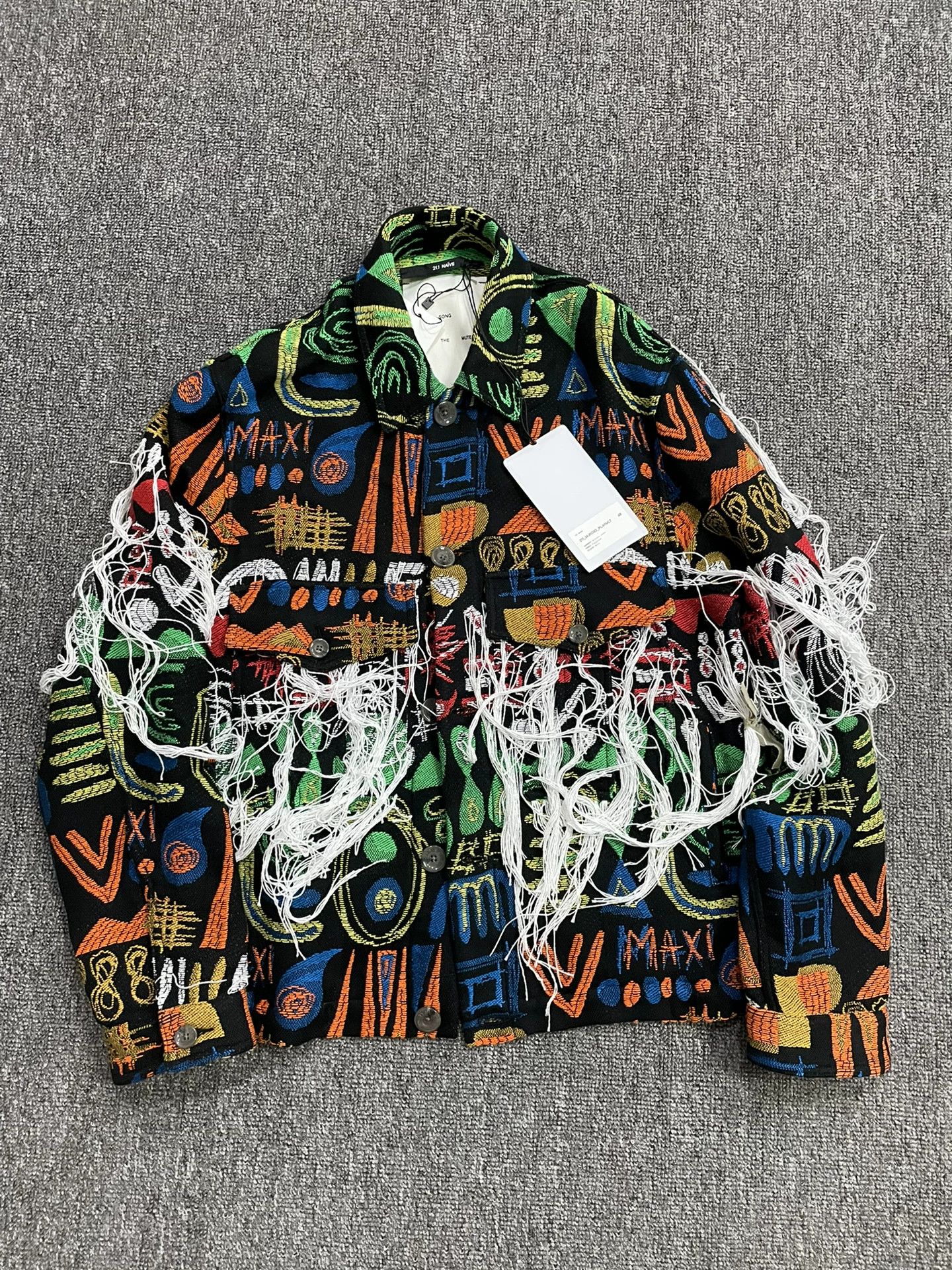 Song For The Mute unique woven jacket by song for the mute Size US L / EU 52-54 / 3 - 2 Thumbnail