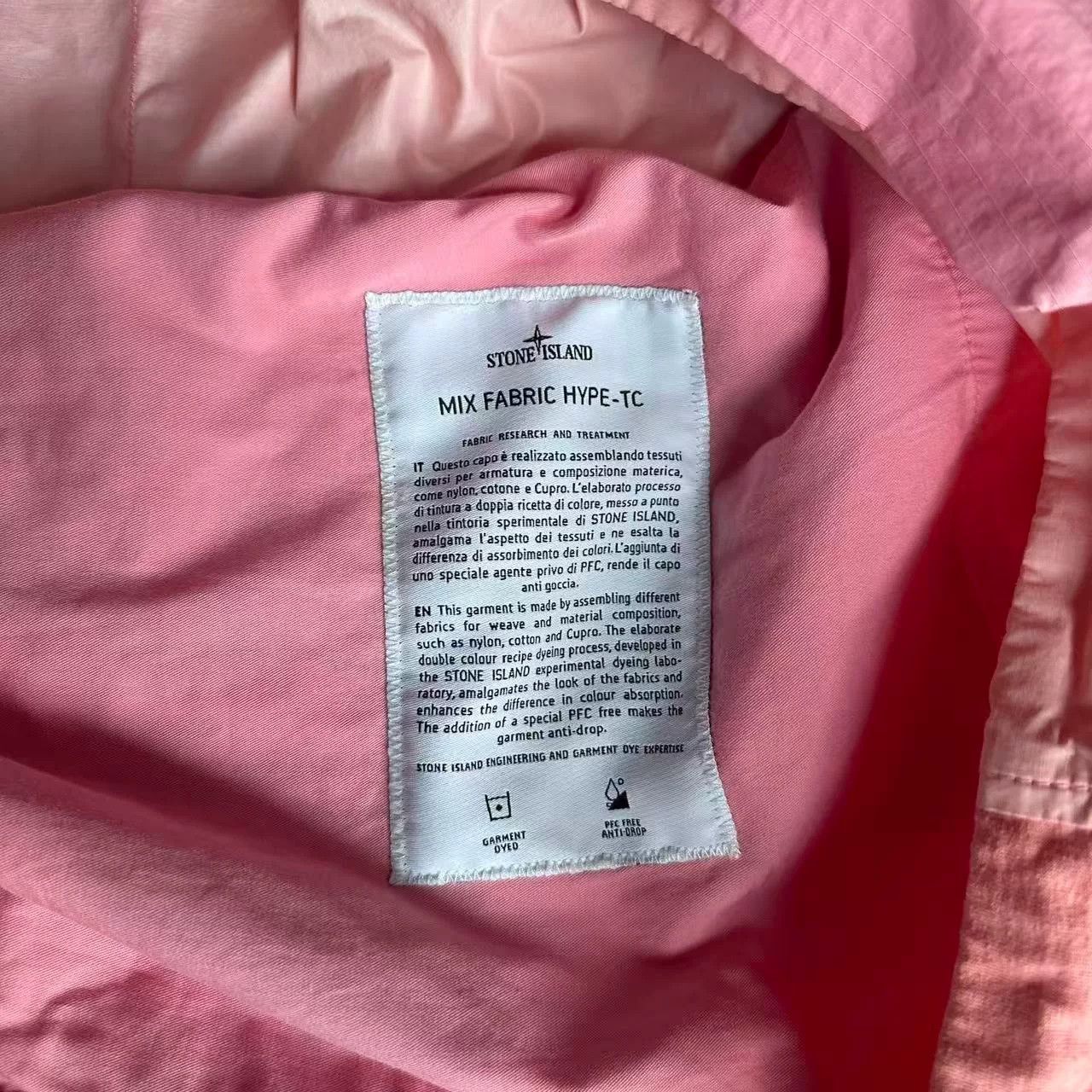 Stone Island stone island half-zip jacket in light pink Size US L / EU 52-54 / 3 - 4 Thumbnail