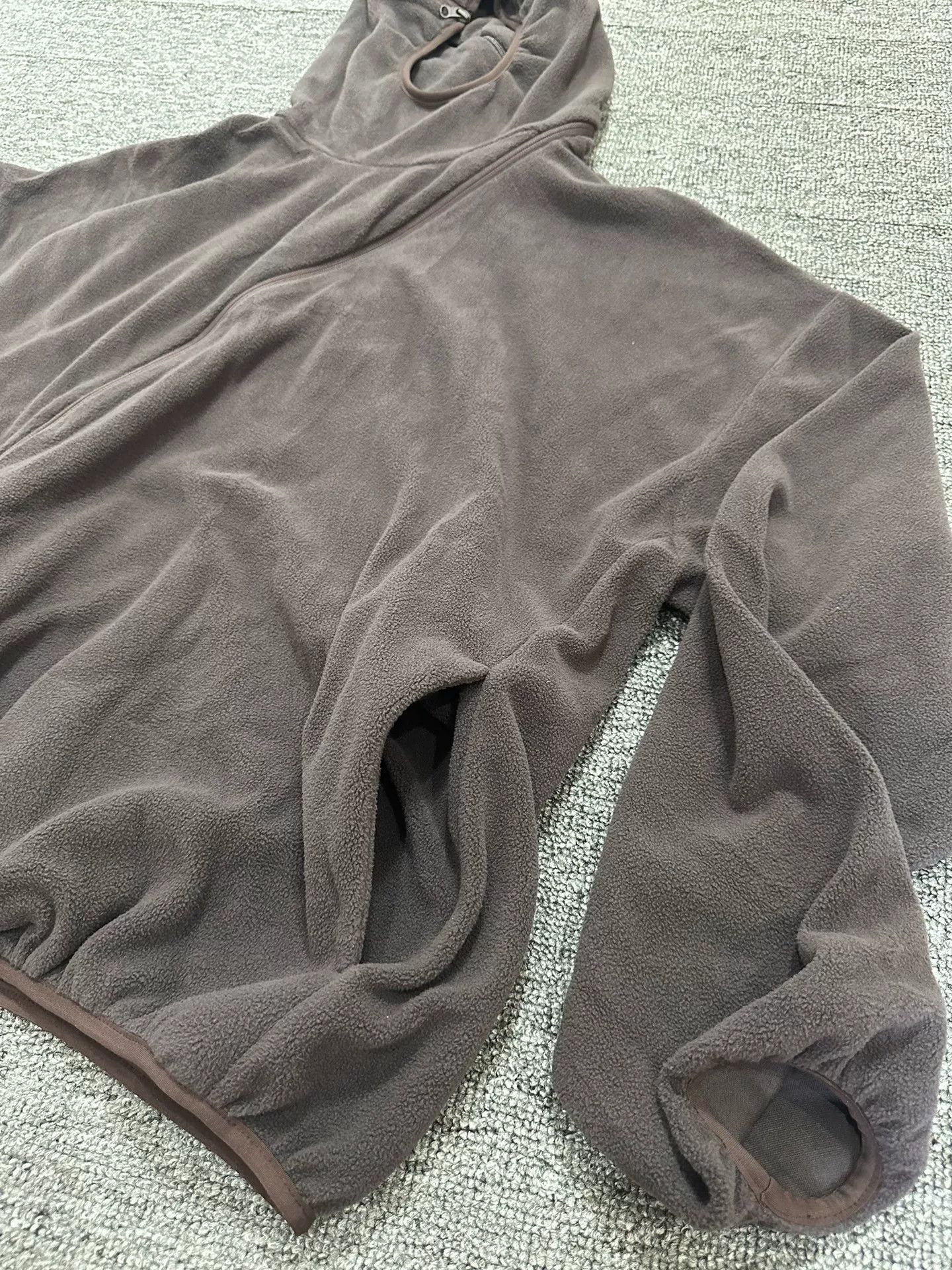 POST ARCHIVE FACTION (PAF) soft brown fleece hooded sweatshirt for men Size US L / EU 52-54 / 3 - 2 Thumbnail