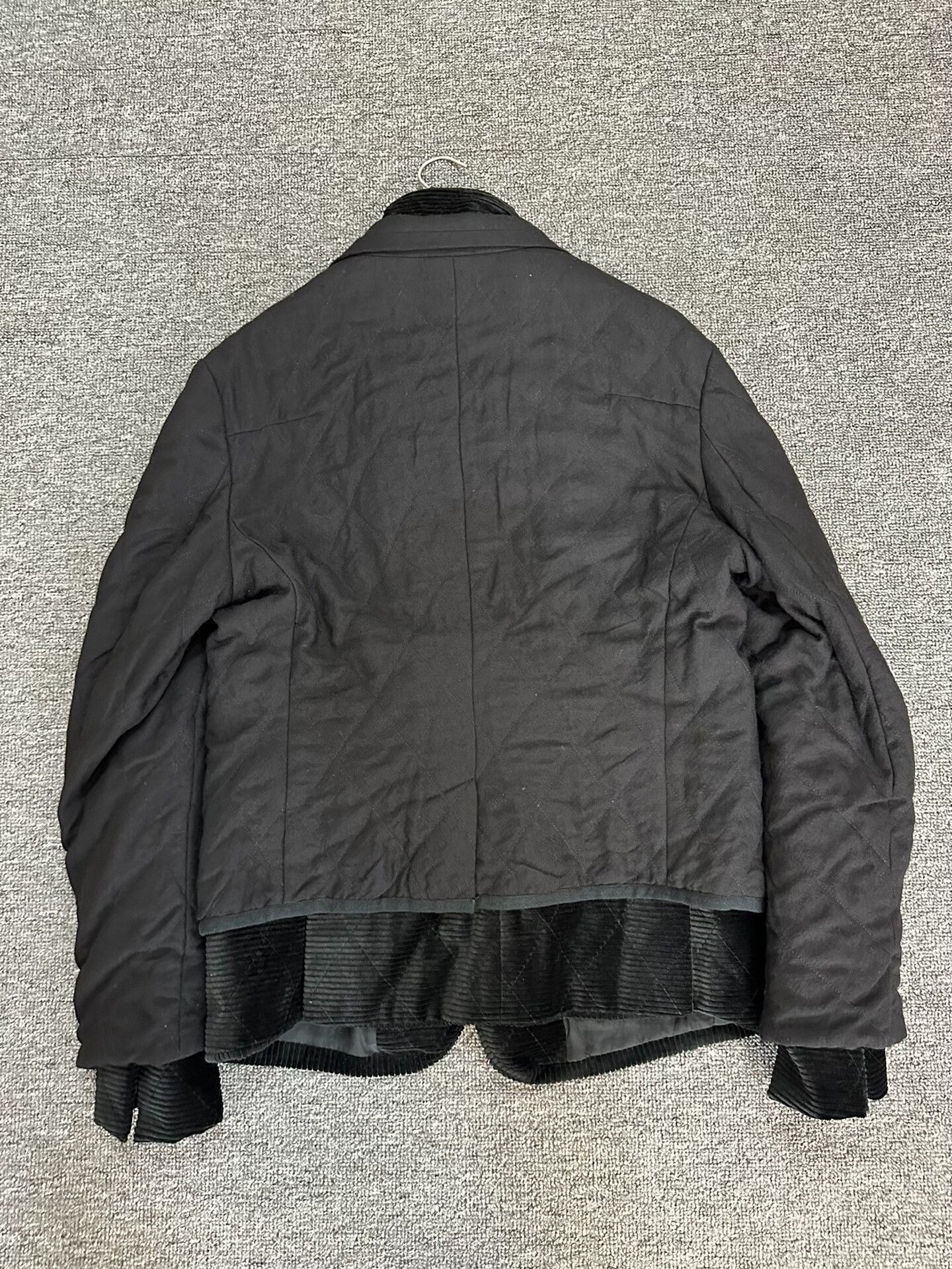 Haider Ackermann black wool blend two-in-one jacket Size US L / EU 52-54 / 3 - 7 Thumbnail