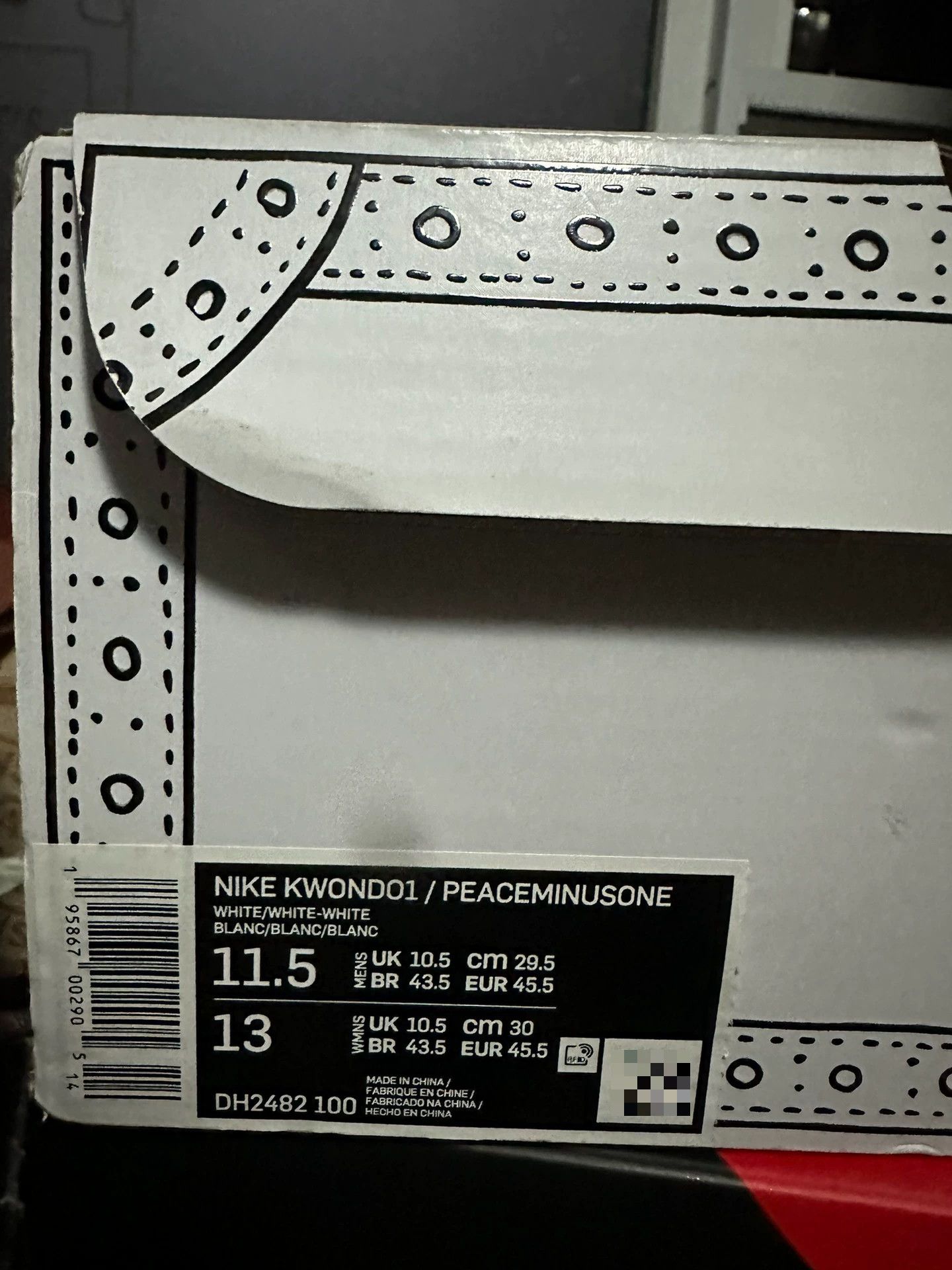 peaceminusone peaceminusone x nike kwondo 1 sneakers Size US 11.5 / EU 44-45 - 5 Thumbnail