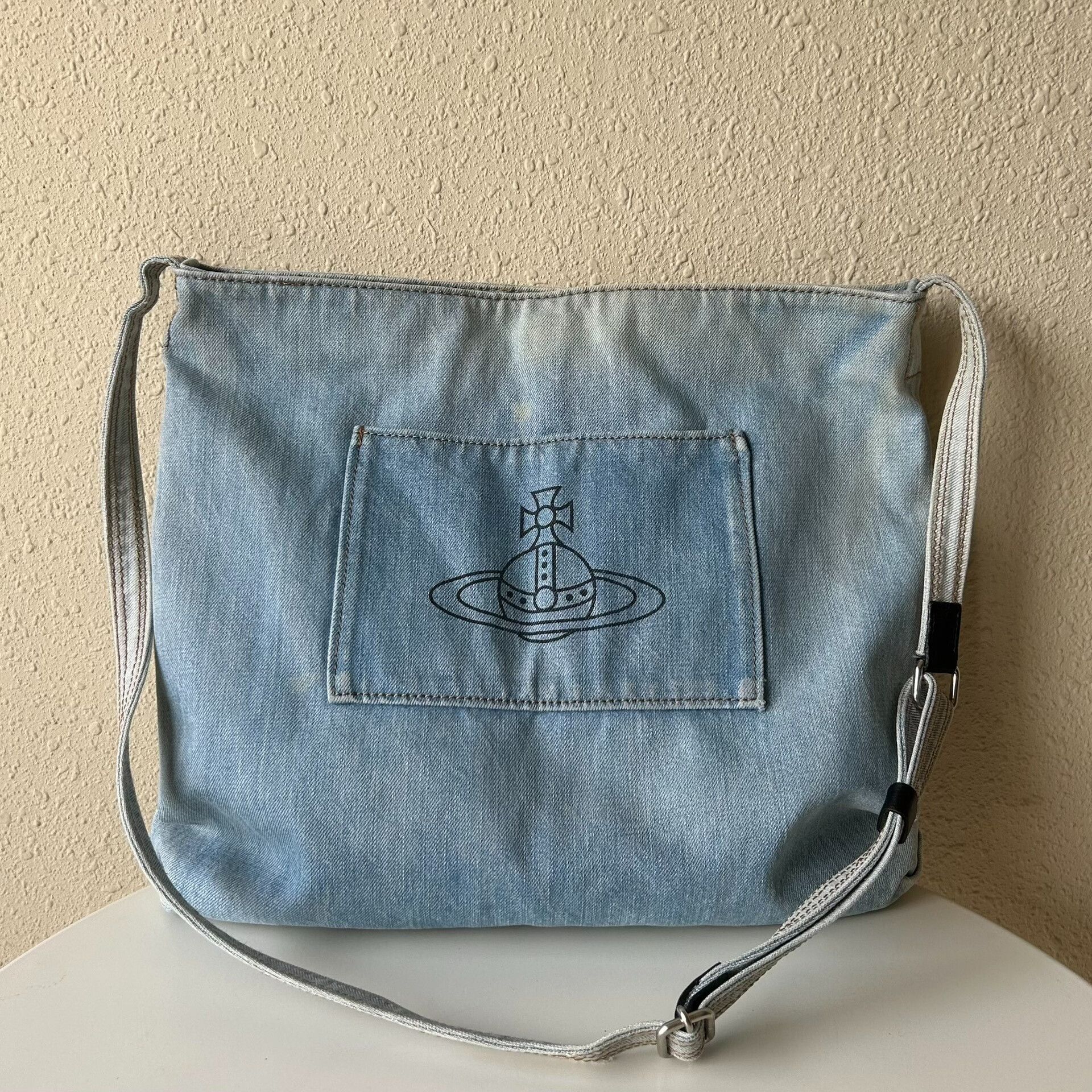 Vivienne Westwood Vivienne Westwood Skull Denim Crossbody Bag Size ONE SIZE - 3 Thumbnail