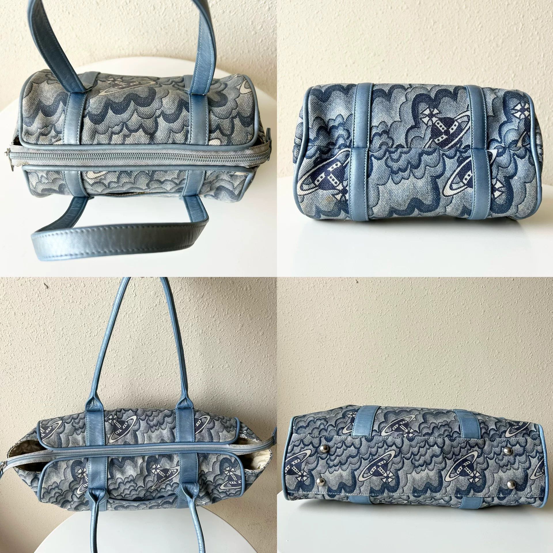 Vivienne Westwood Vivienne Westwood 90s Blue Denim Saturn Bag Size ONE SIZE - 6 Thumbnail