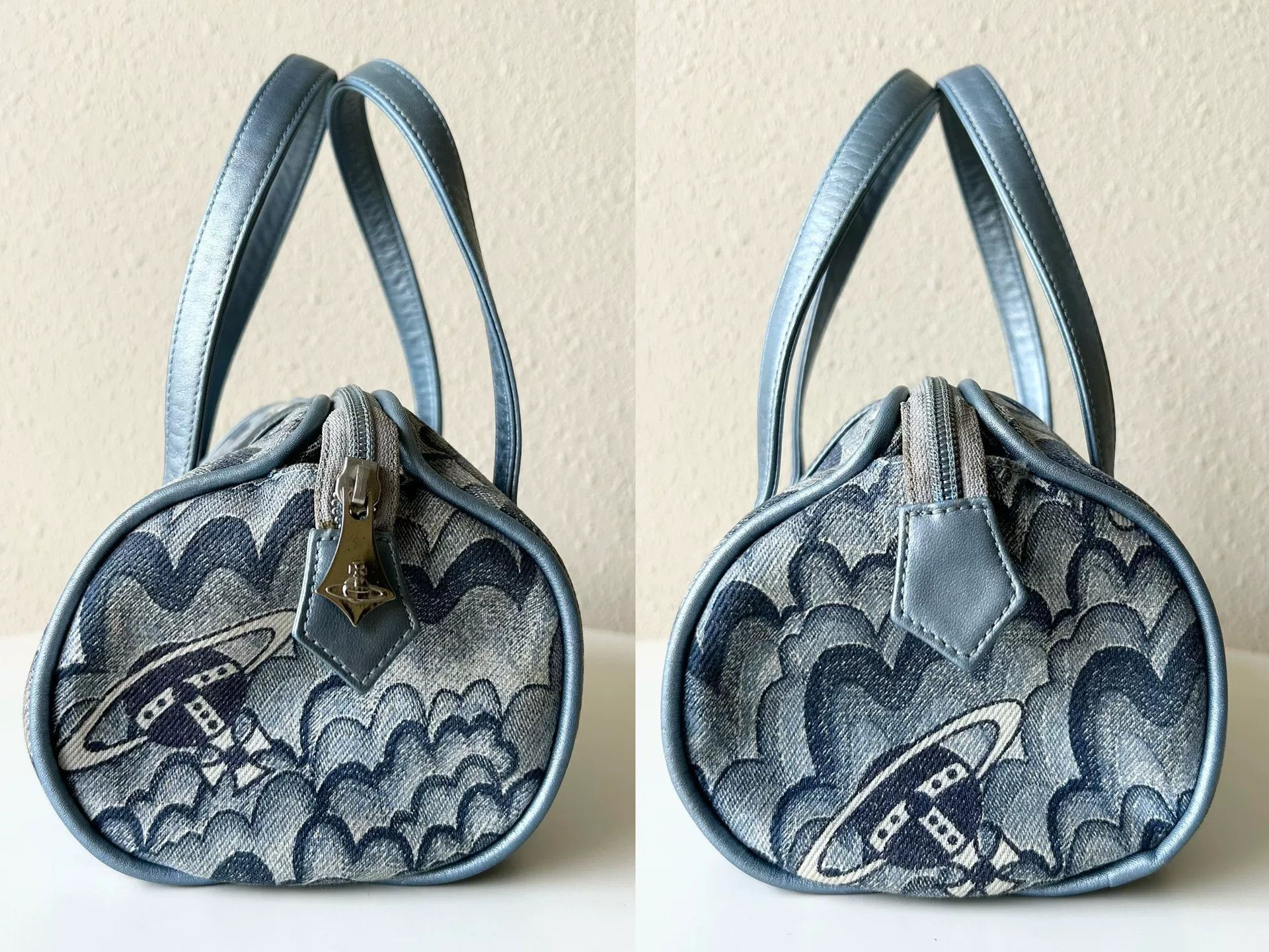 Vivienne Westwood Vivienne Westwood 90s Blue Denim Saturn Bag Size ONE SIZE - 4 Thumbnail