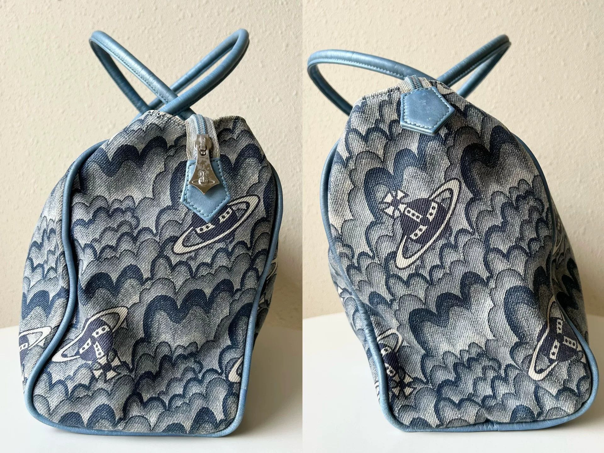 Vivienne Westwood Vivienne Westwood 90s Blue Denim Saturn Bag Size ONE SIZE - 5 Thumbnail