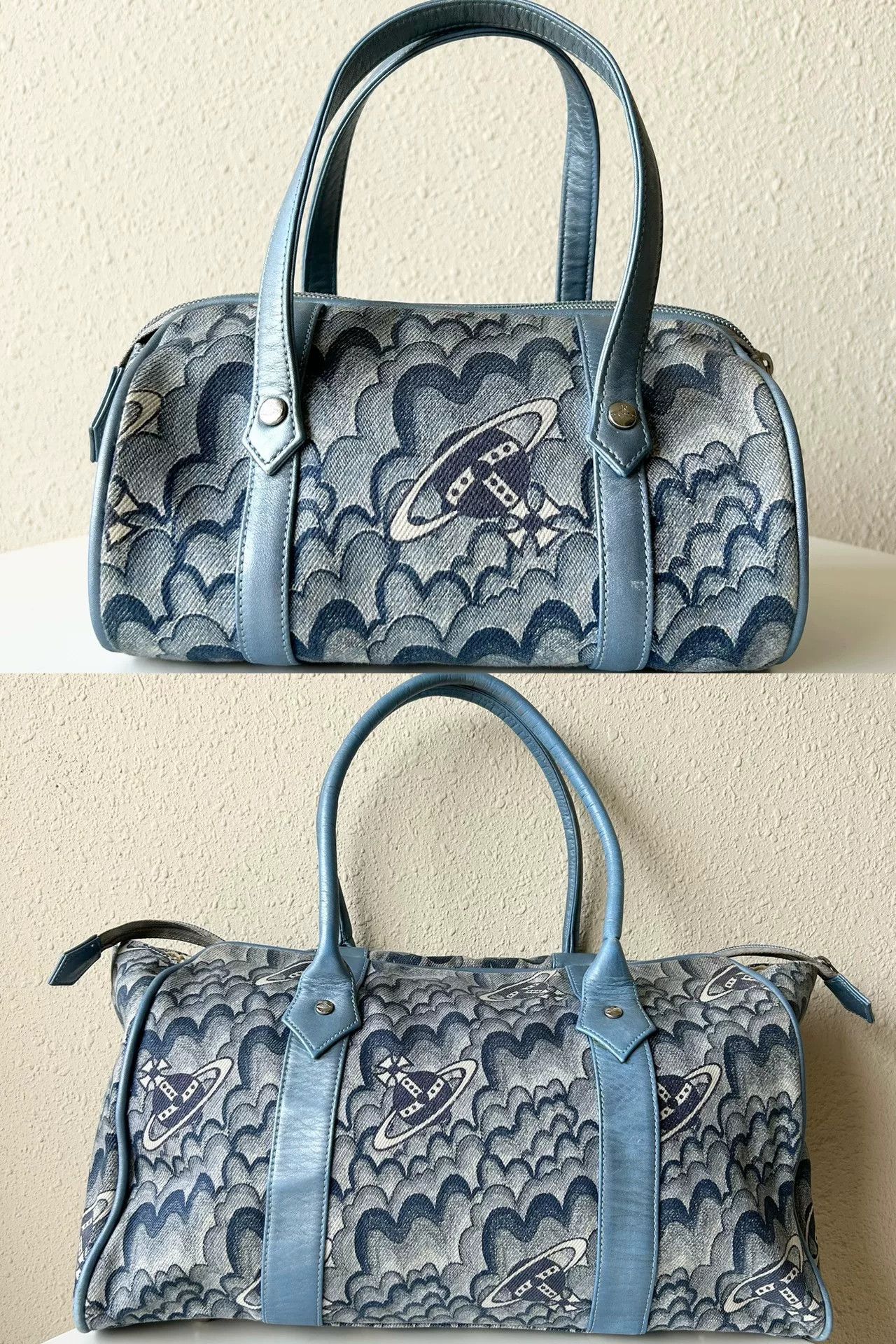Vivienne Westwood Vivienne Westwood 90s Blue Denim Saturn Bag Size ONE SIZE - 3 Thumbnail