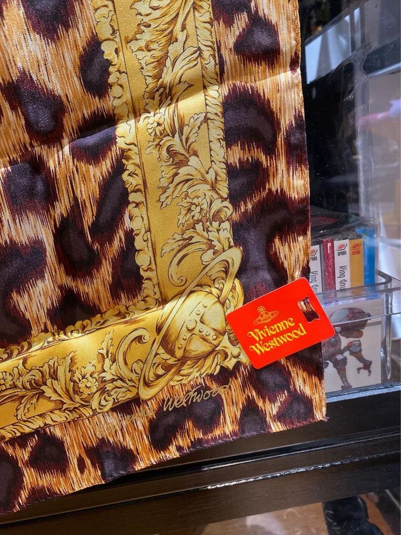 Vivienne Westwood Vivienne Westwood Leopard Print Silk Scarf Size ONE SIZE - 2 Thumbnail