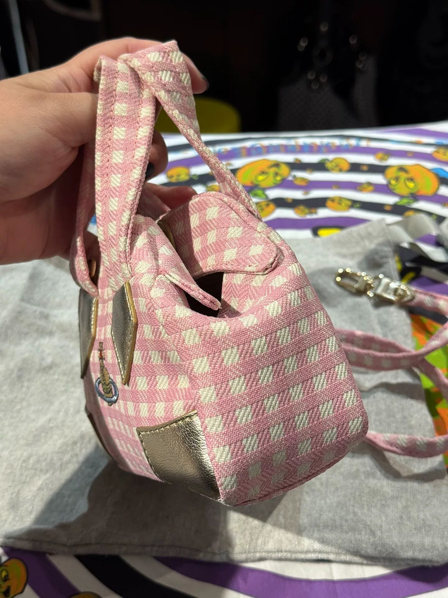 Vivienne Westwood Vivienne Westwood Pink Check Mini Bowling Bag Size ONE SIZE - 2 Thumbnail