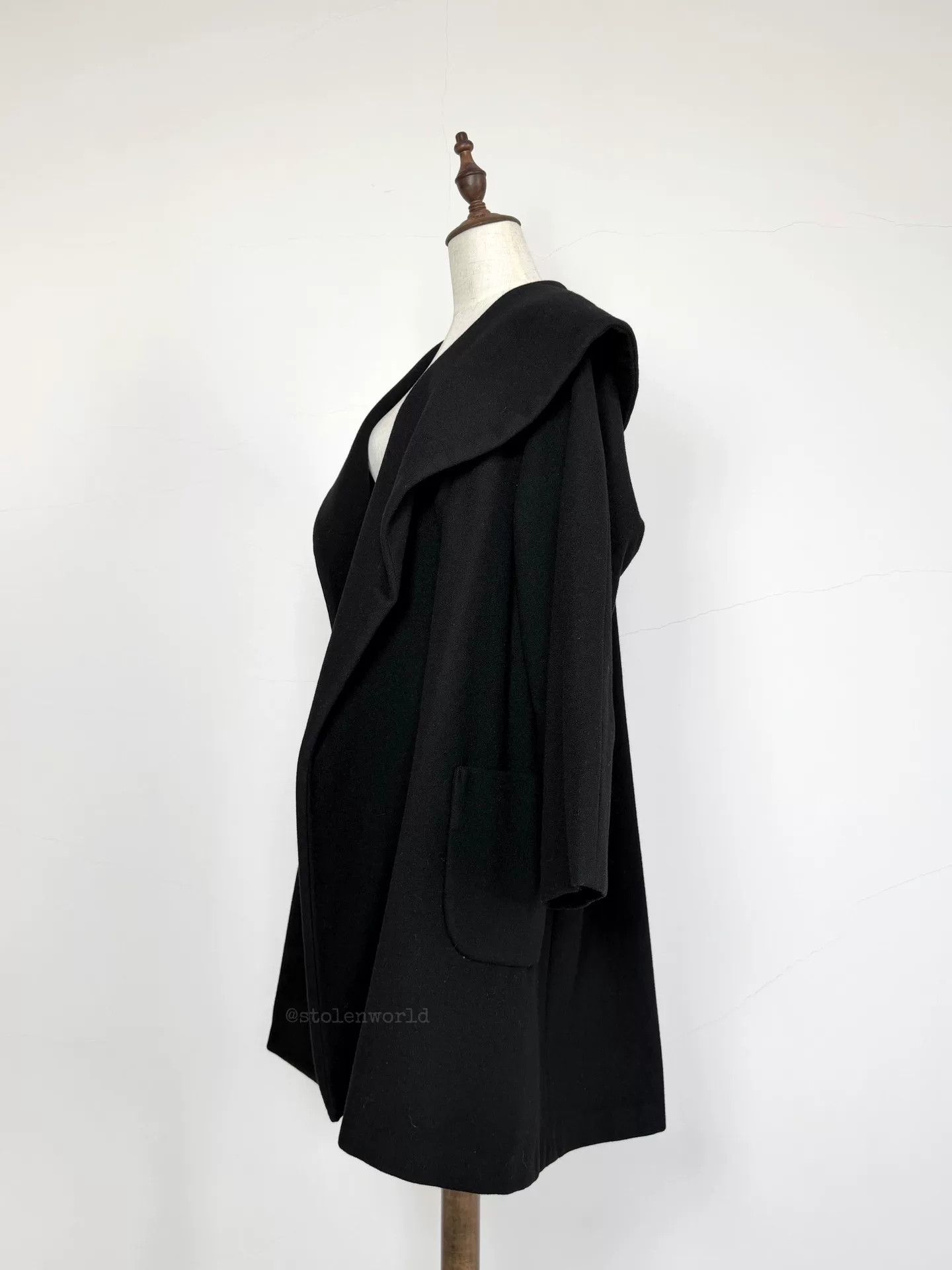 Y's Y's Wool Oversized Coat Size L / US 10 / IT 46 - 3 Thumbnail