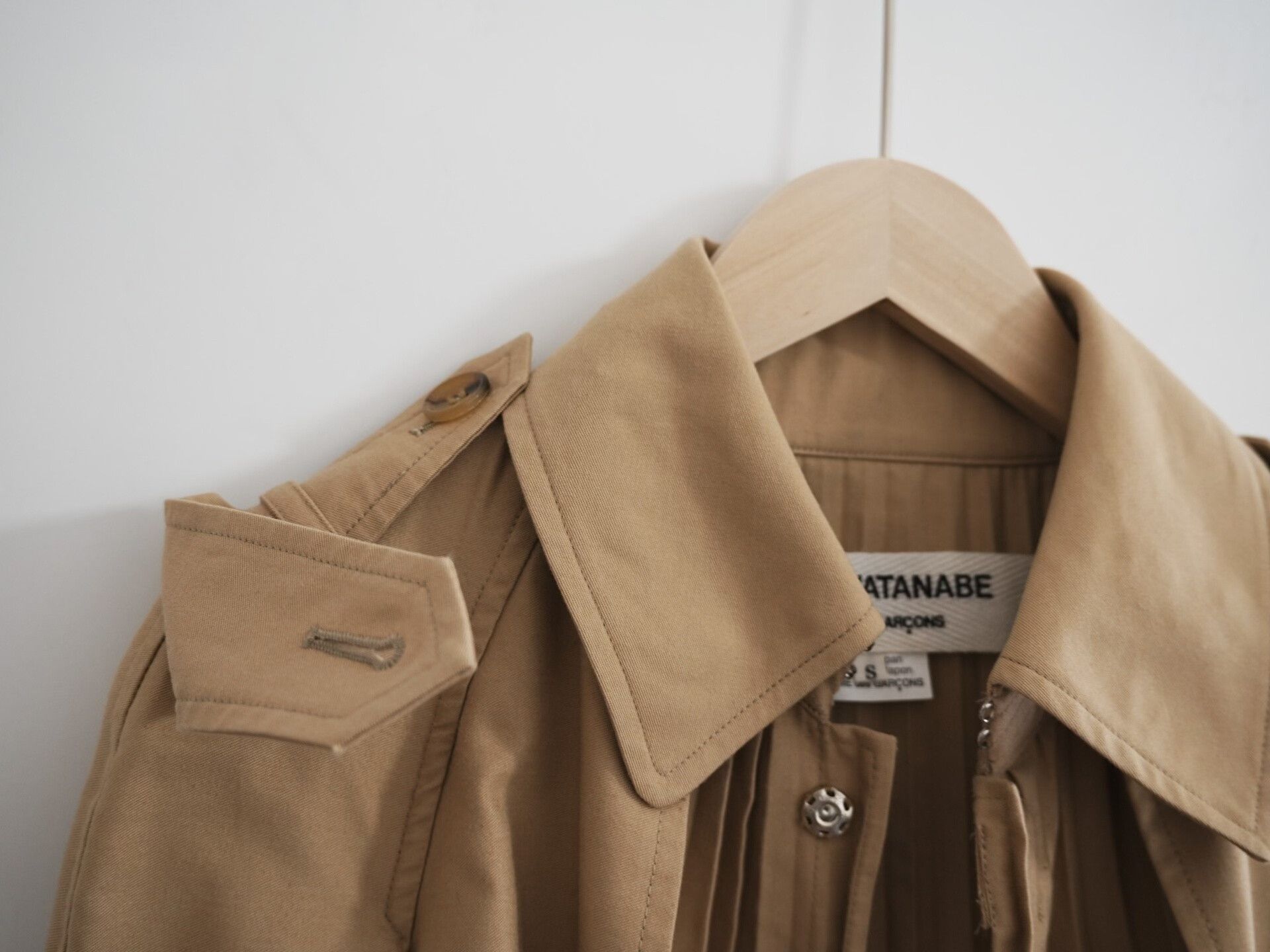 Junya Watanabe Junya Watanabe Pleated Trench Coat Size S / US 4 / IT 40 - 8 Thumbnail